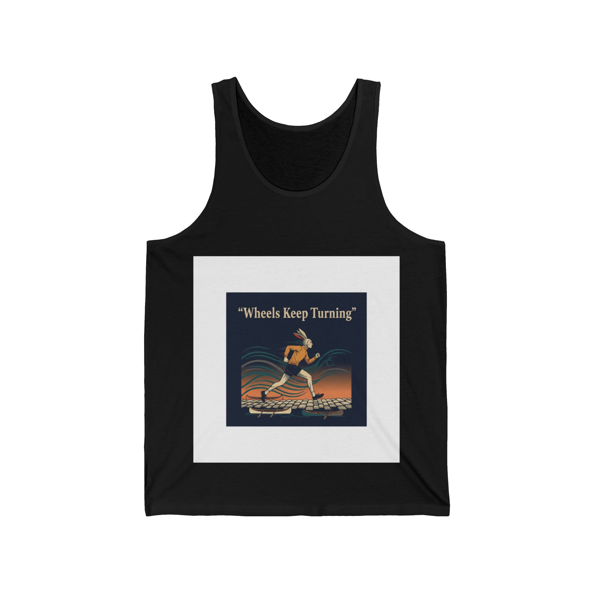 Rabbit Tank Top – Wheels Keep Turning