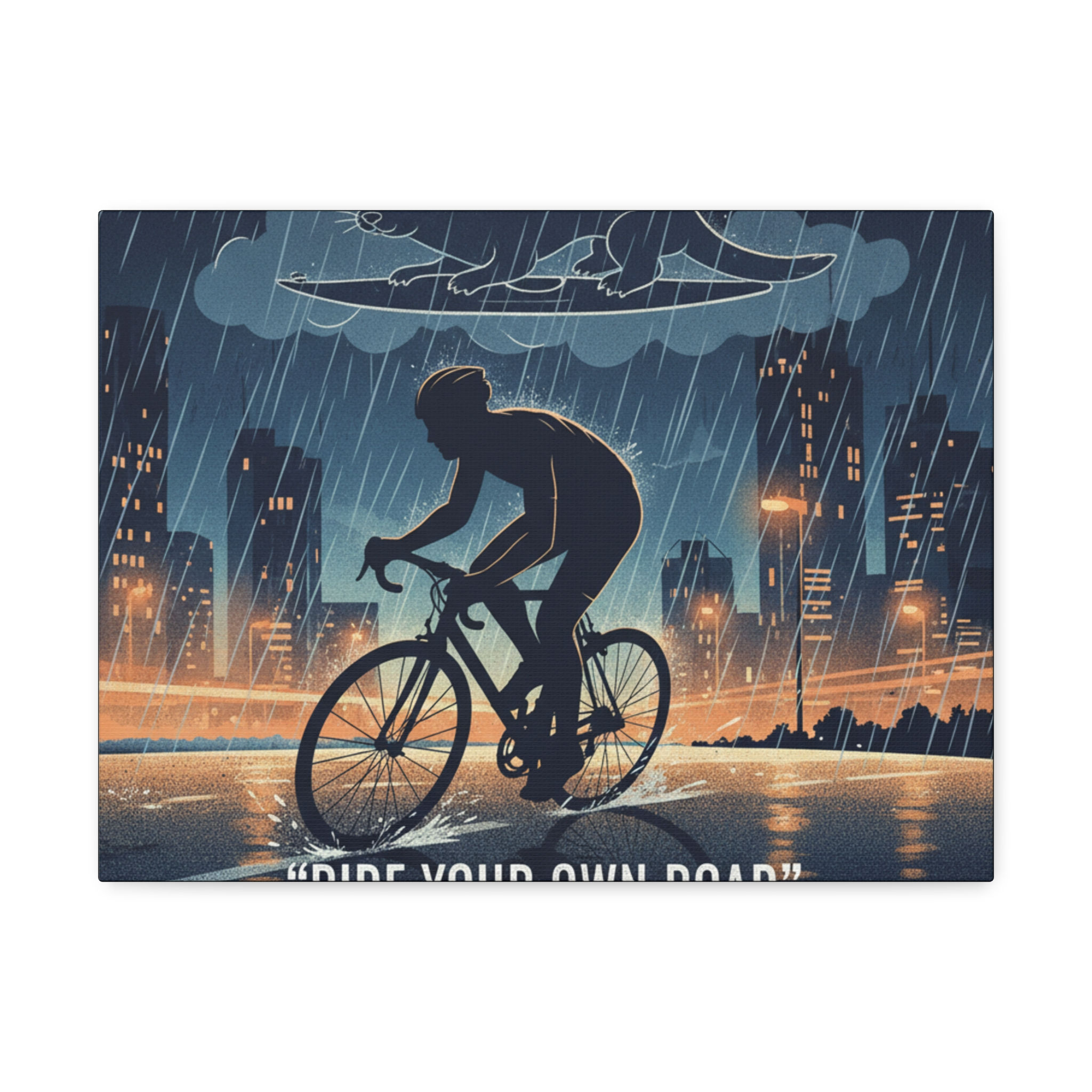 Otter Canvas Print – Ride Your Own Road