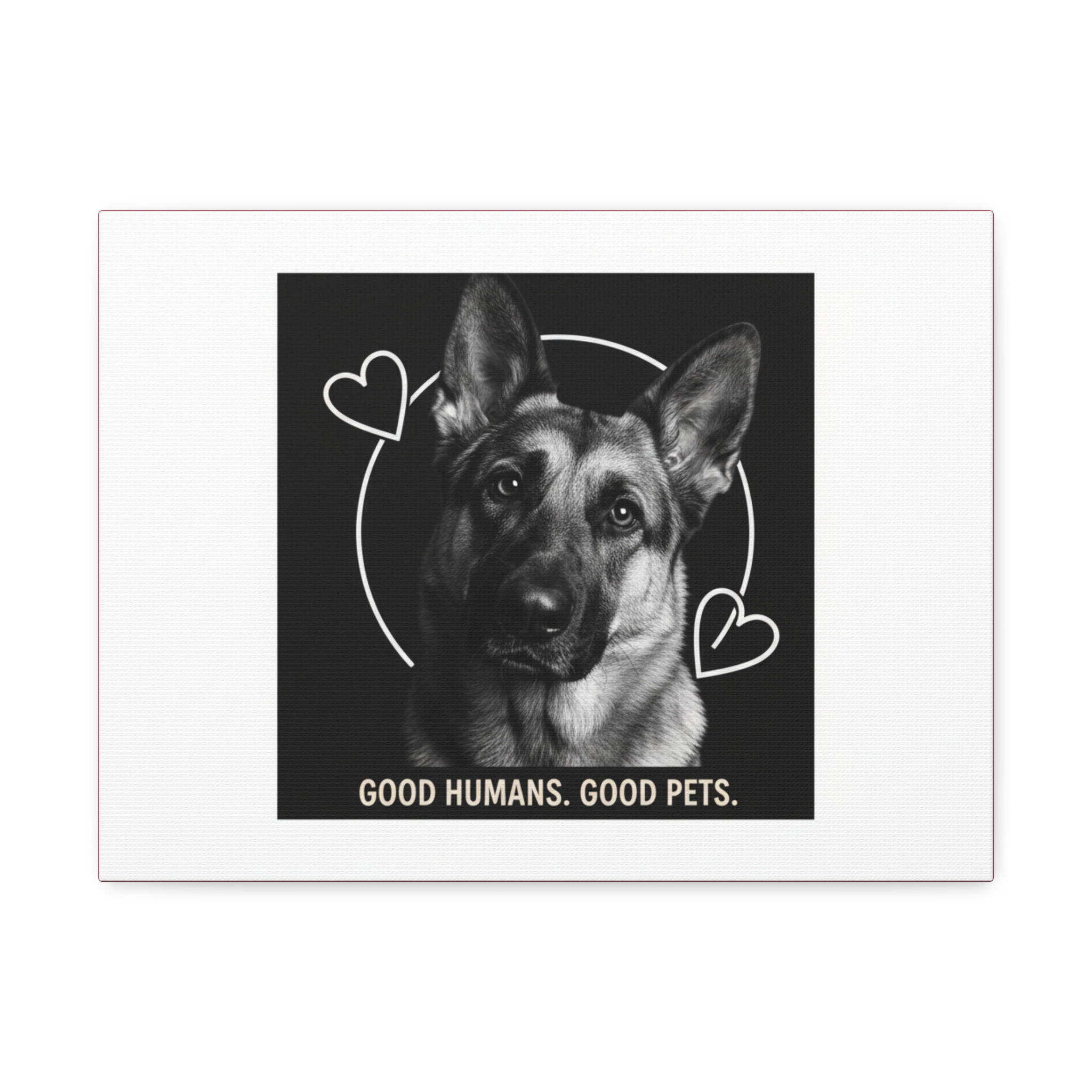 German Shepherd Canvas Print – Good Humans Good Pets