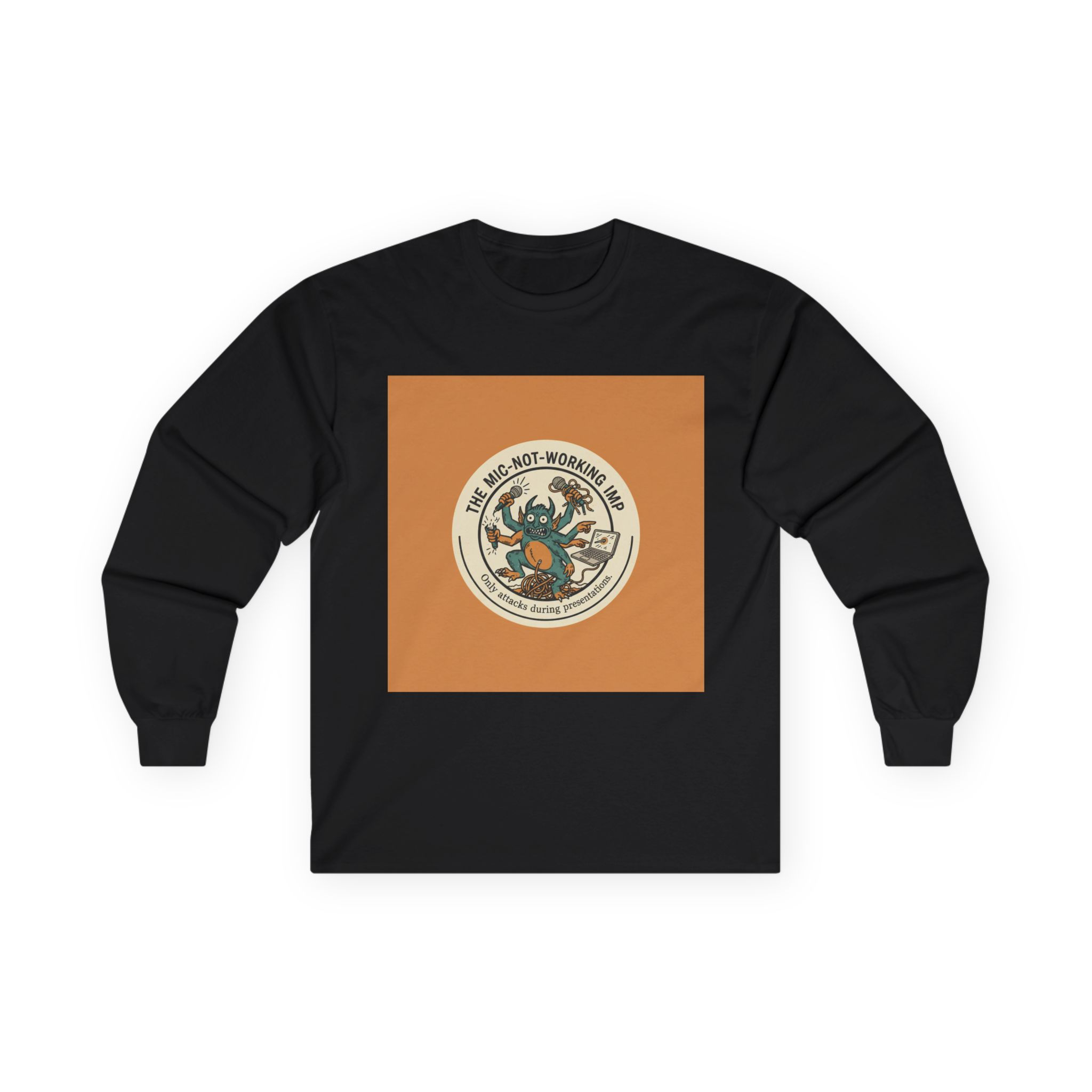 The Micnotworking Imp Long Sleeve Tee – The Mic-not-working Imp