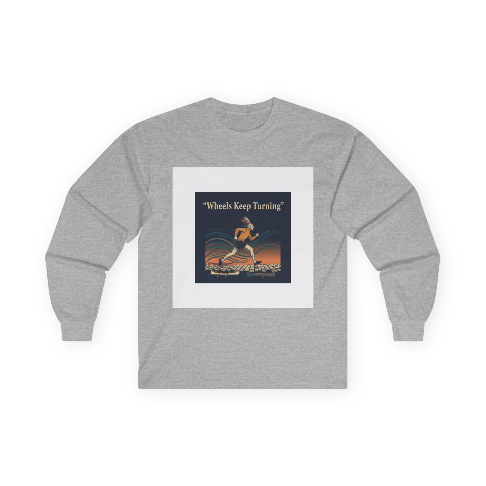 Rabbit Long Sleeve Tee – Wheels Keep Turning