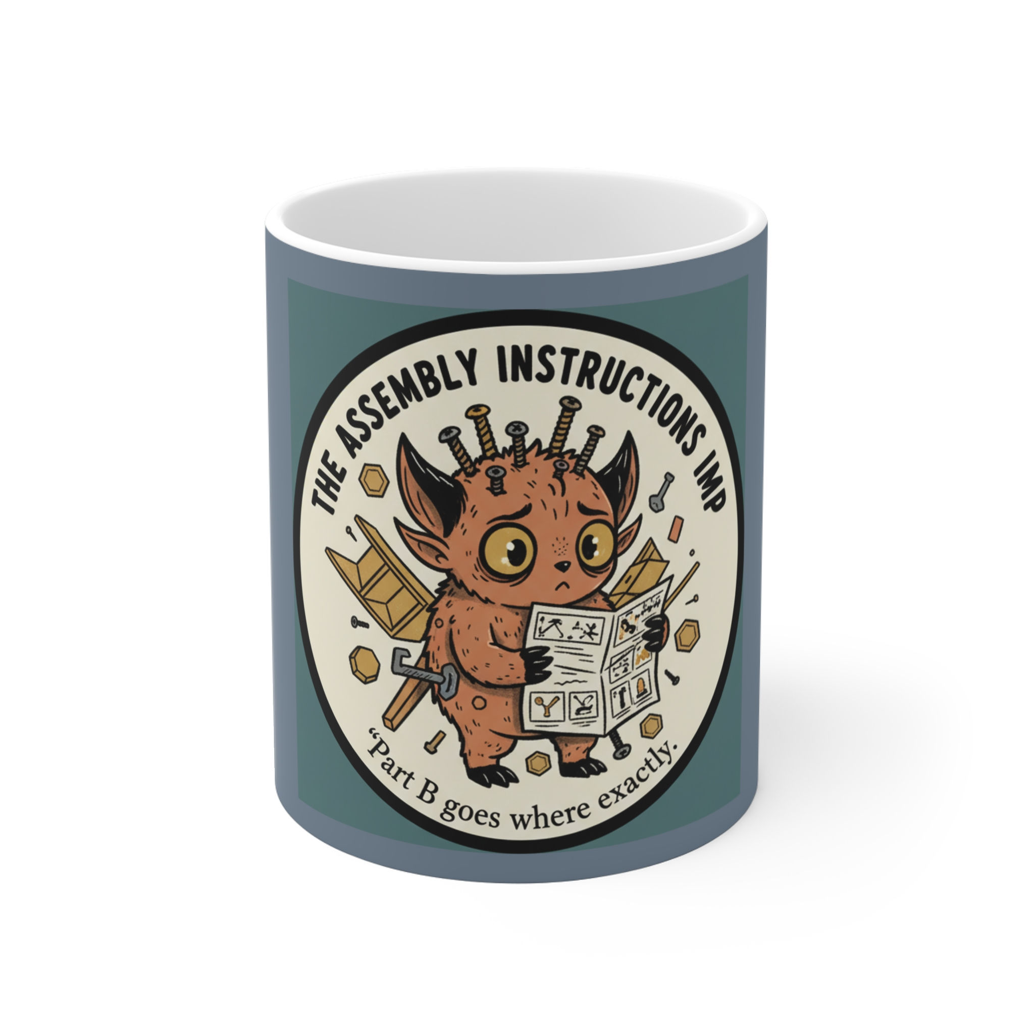 Assembly Instructions Imp Mug 11oz – Part B Goes Where Exactly