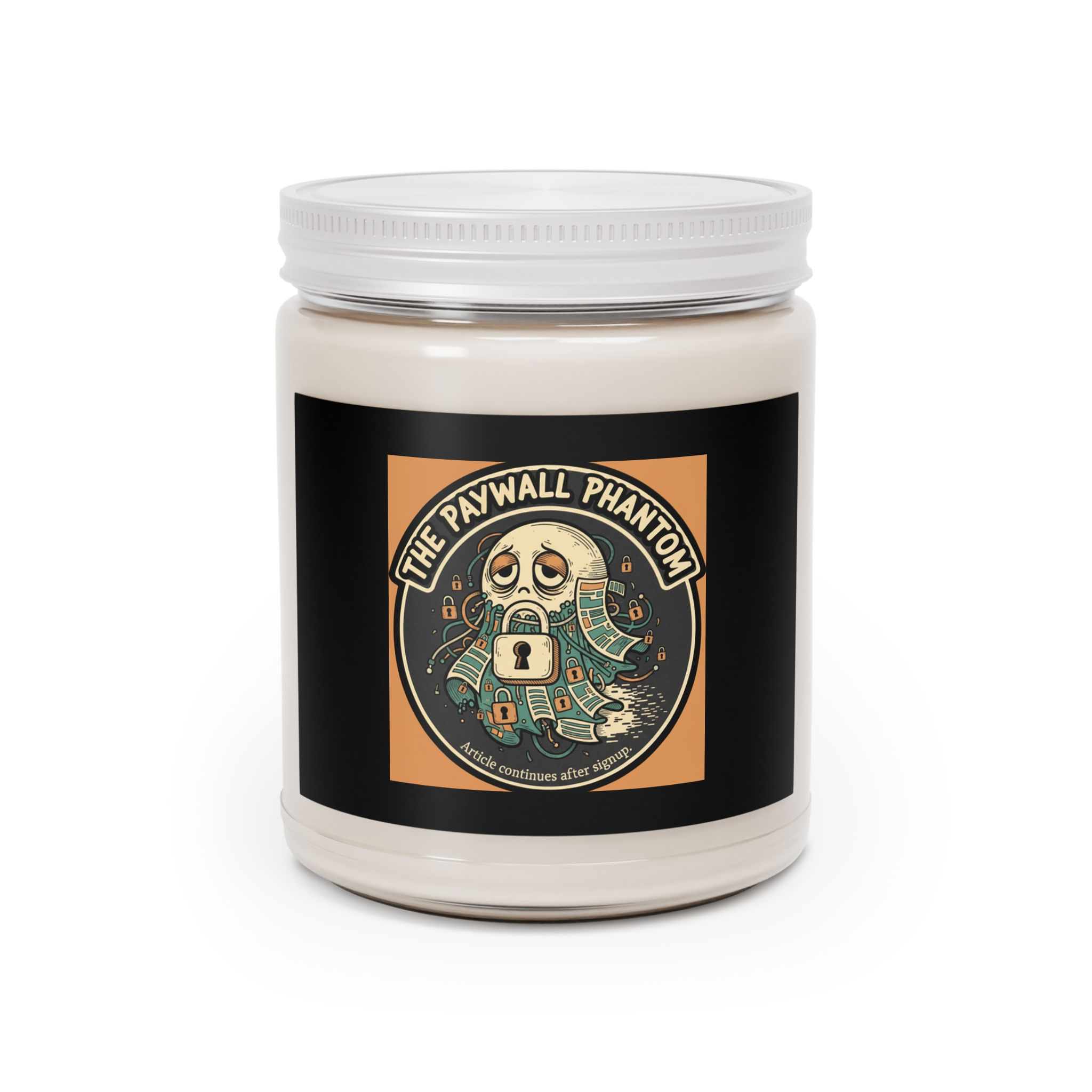 Paywall Phantom Scented Candle – The Paywall Phantom Article Continues Af