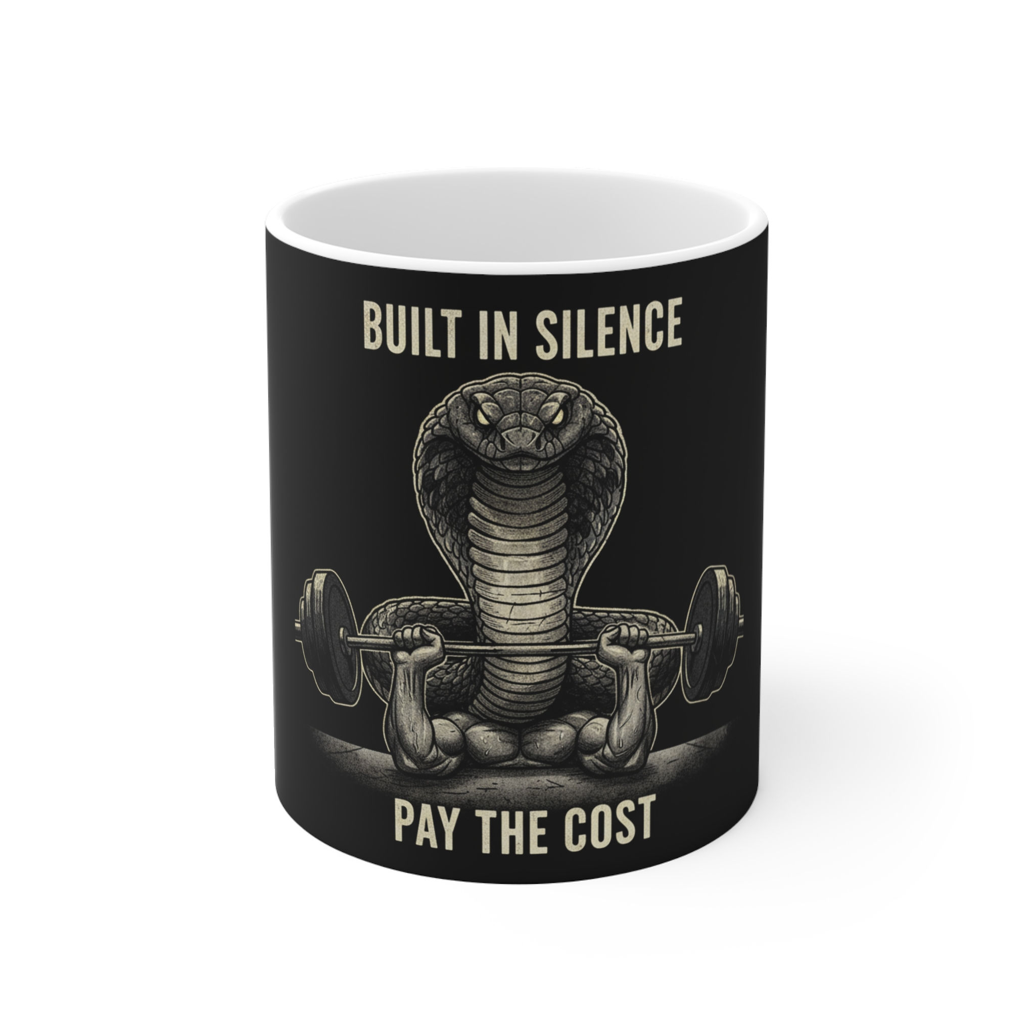 Cobra Mug 11oz – Built in Silence Pay the Cost