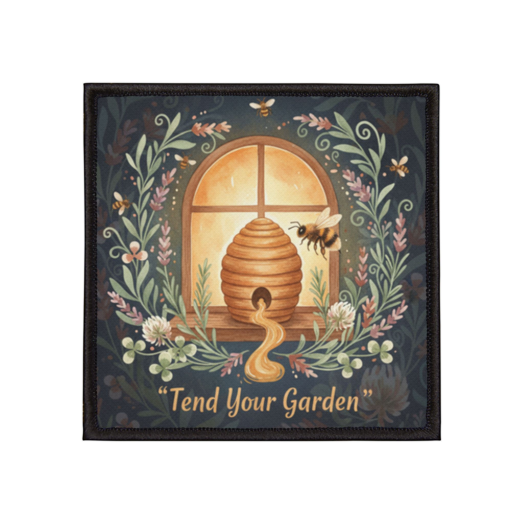 Honeybee Iron-On Patch – Tend Your Garden