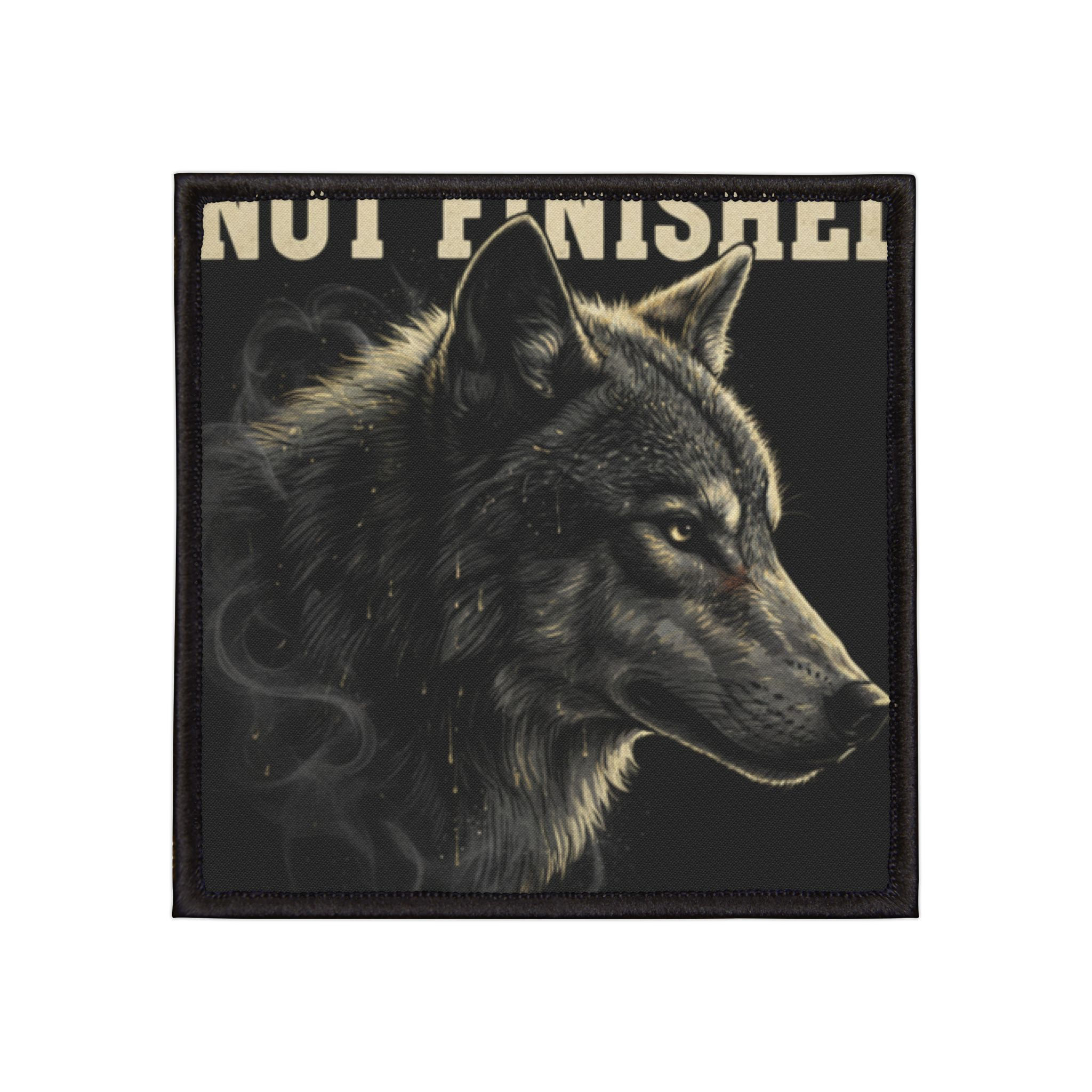 Wolf Iron-On Patch – Not Finished