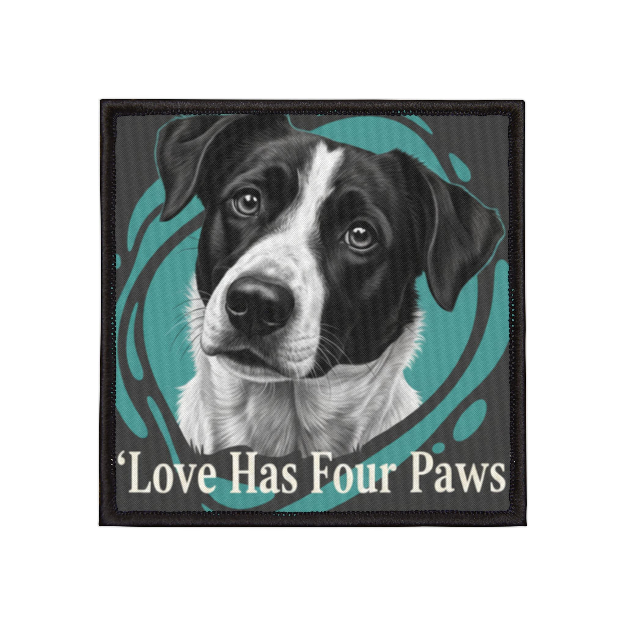 Mixed Breed Iron-On Patch – Love Has Four Paws