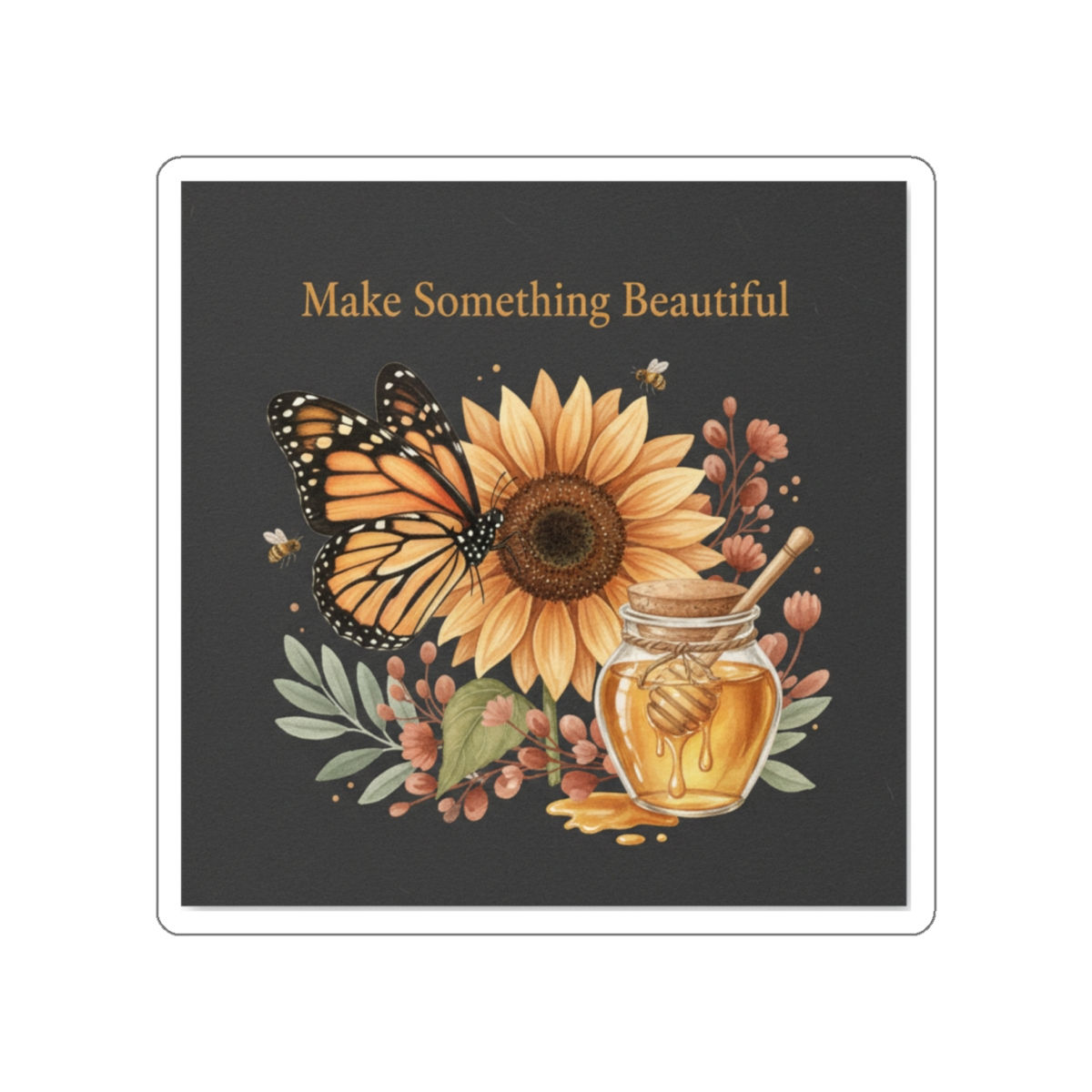 Butterfly Die-Cut Sticker – Make Something Beautiful