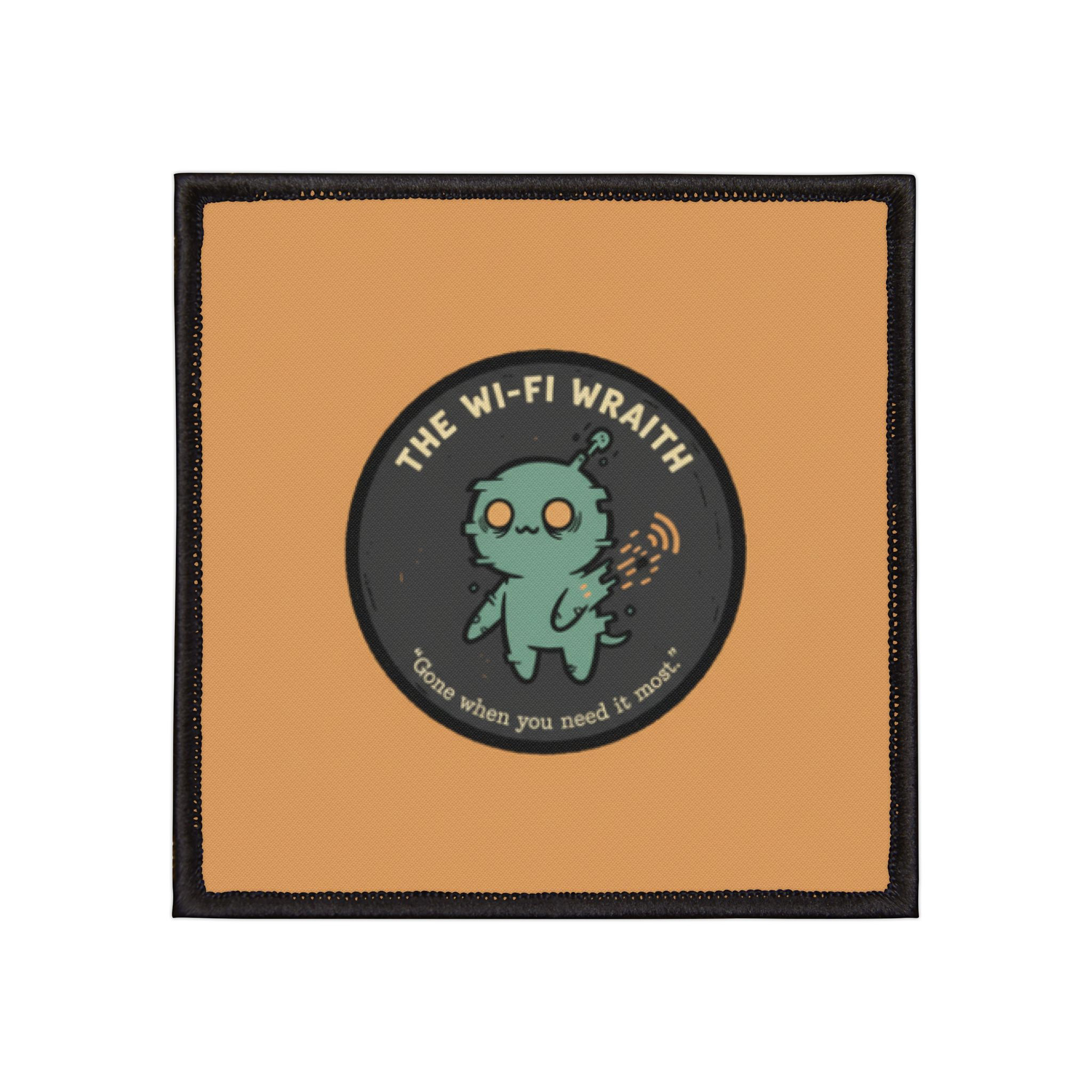 Wifi Wraith Iron-On Patch – The Wifi Wraith Gone When You Need it Mo