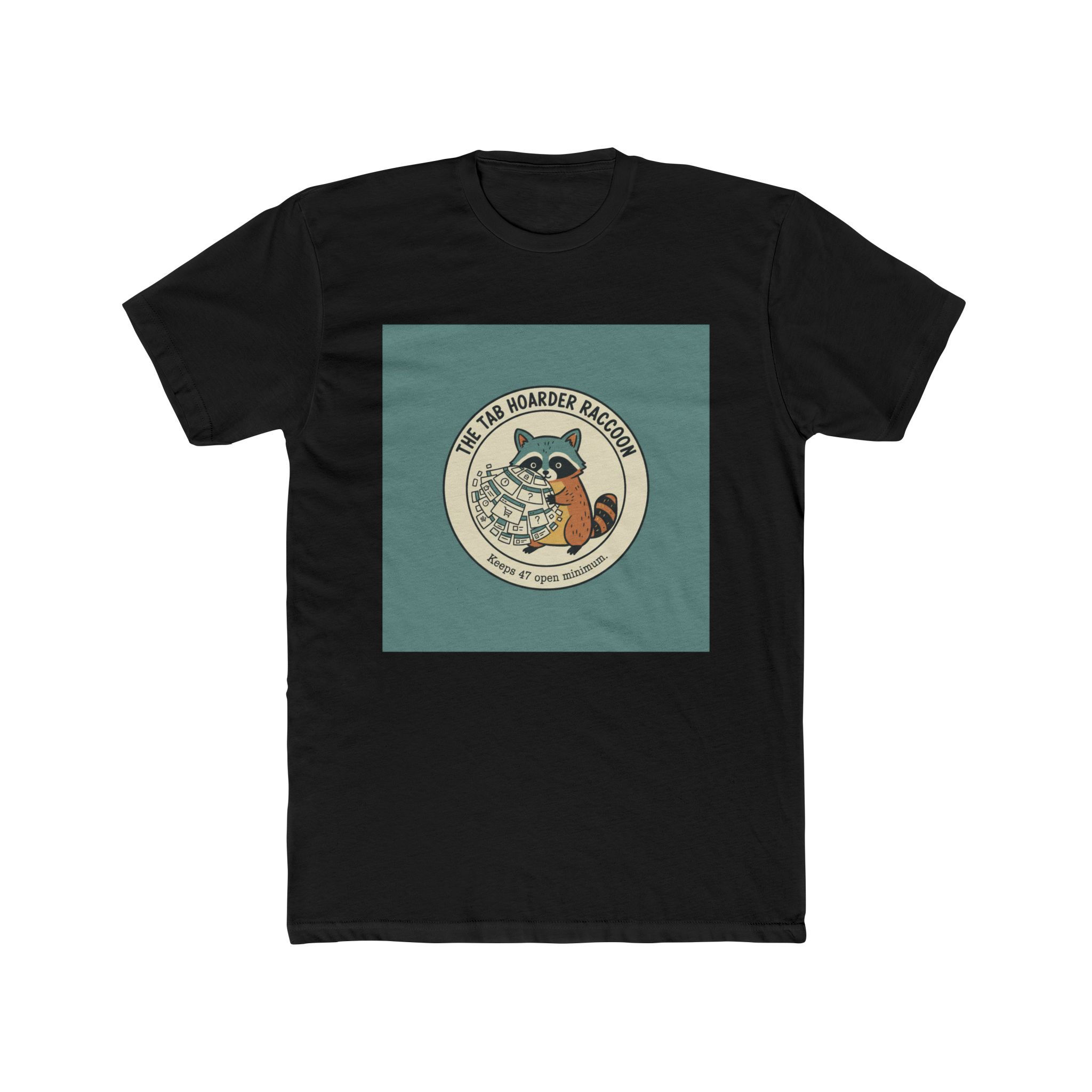 Raccoon Unisex Tee – The Tab Hoarder Raccoon