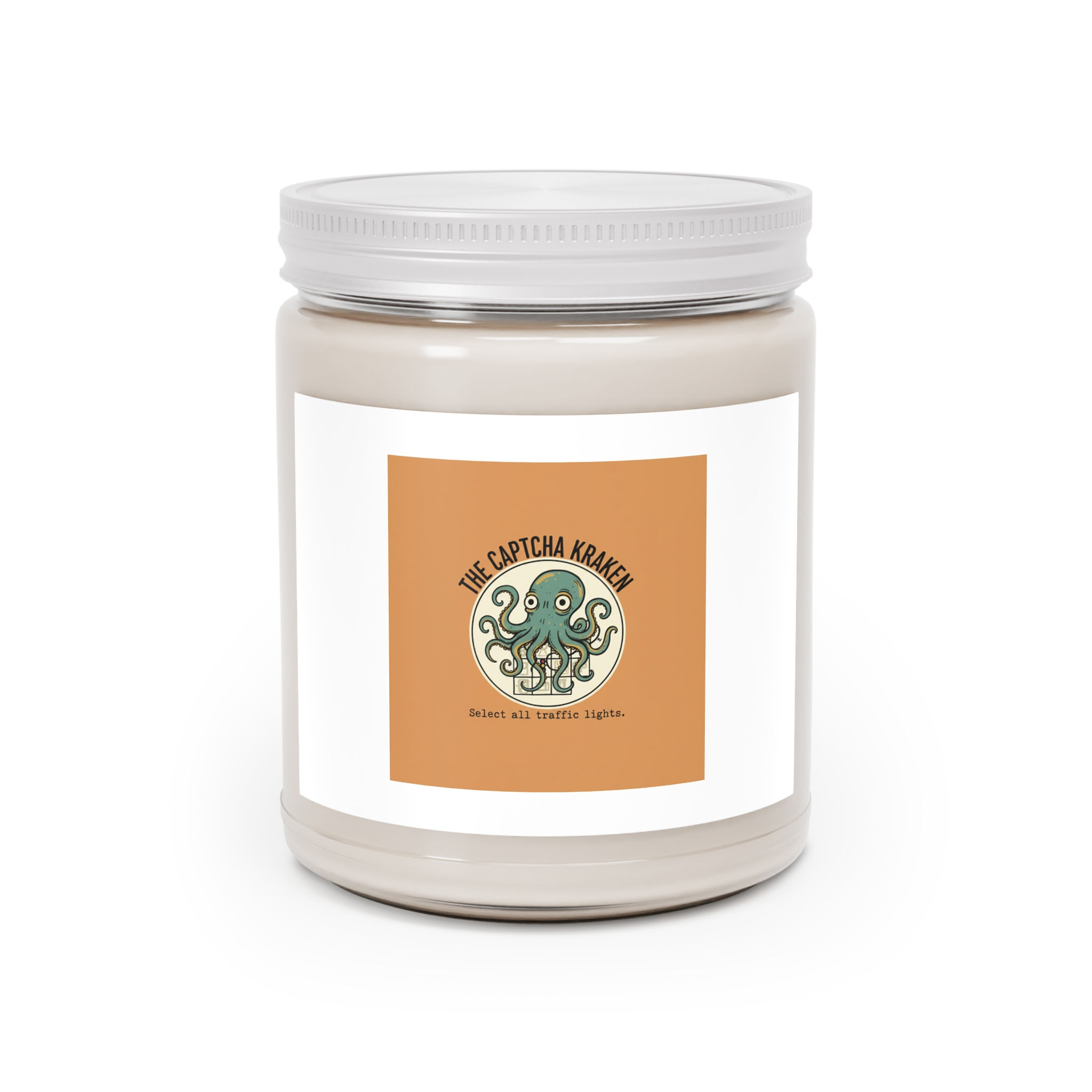 Captcha Kraken Scented Candle – Select All Traffic Lights