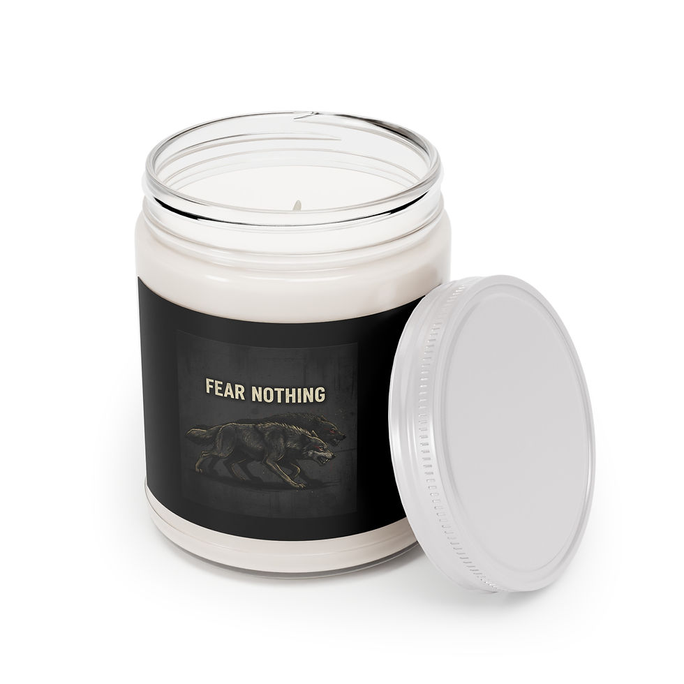 Thumbnail: Two Wolves Scented Candle – Fear Nothing