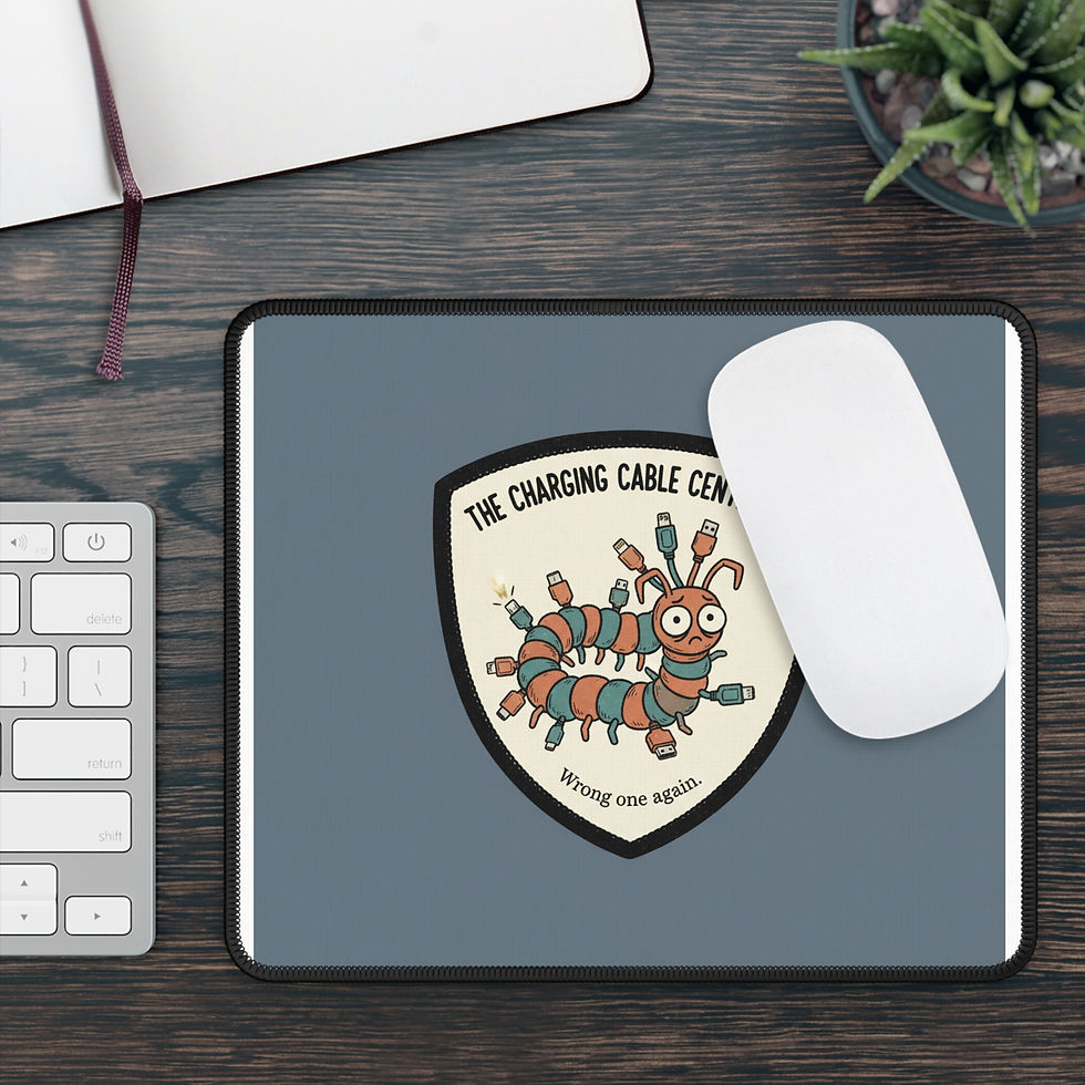 Thumbnail: Charging Cable Centipede Mouse Pad – Wrong One Again