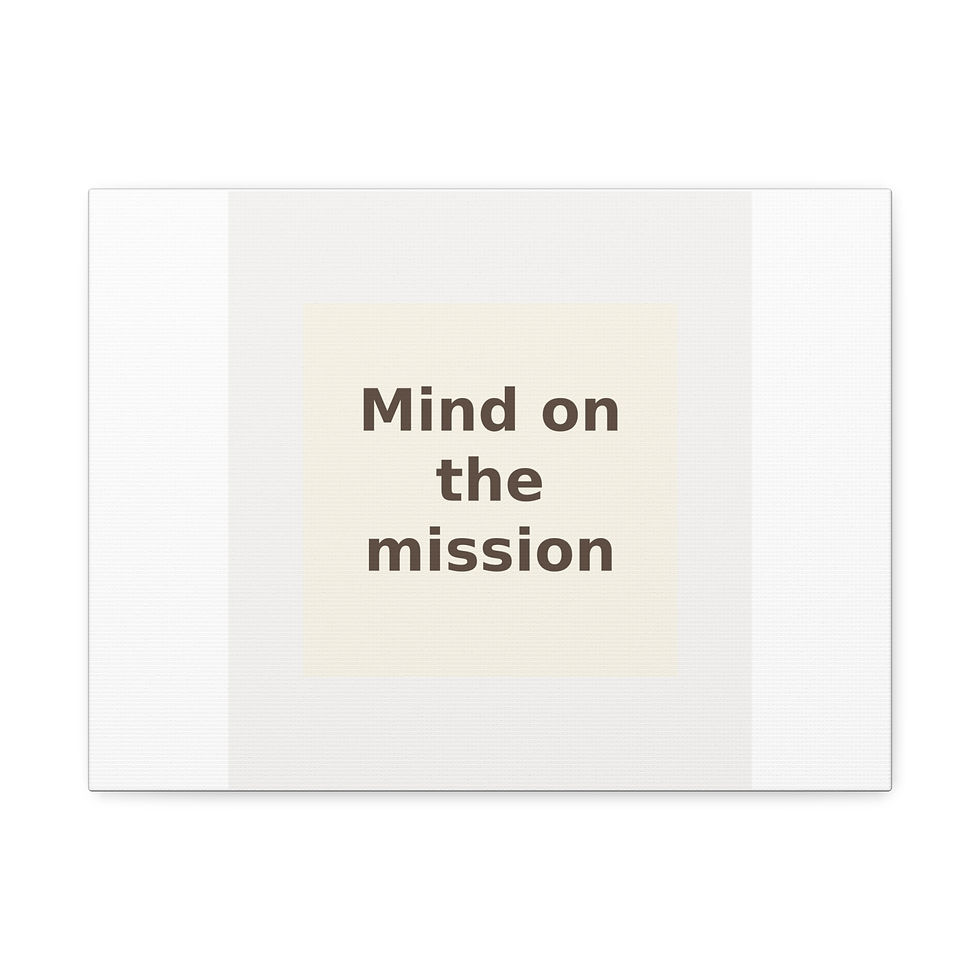 Thumbnail: Mind on the mission - Desk Mat
