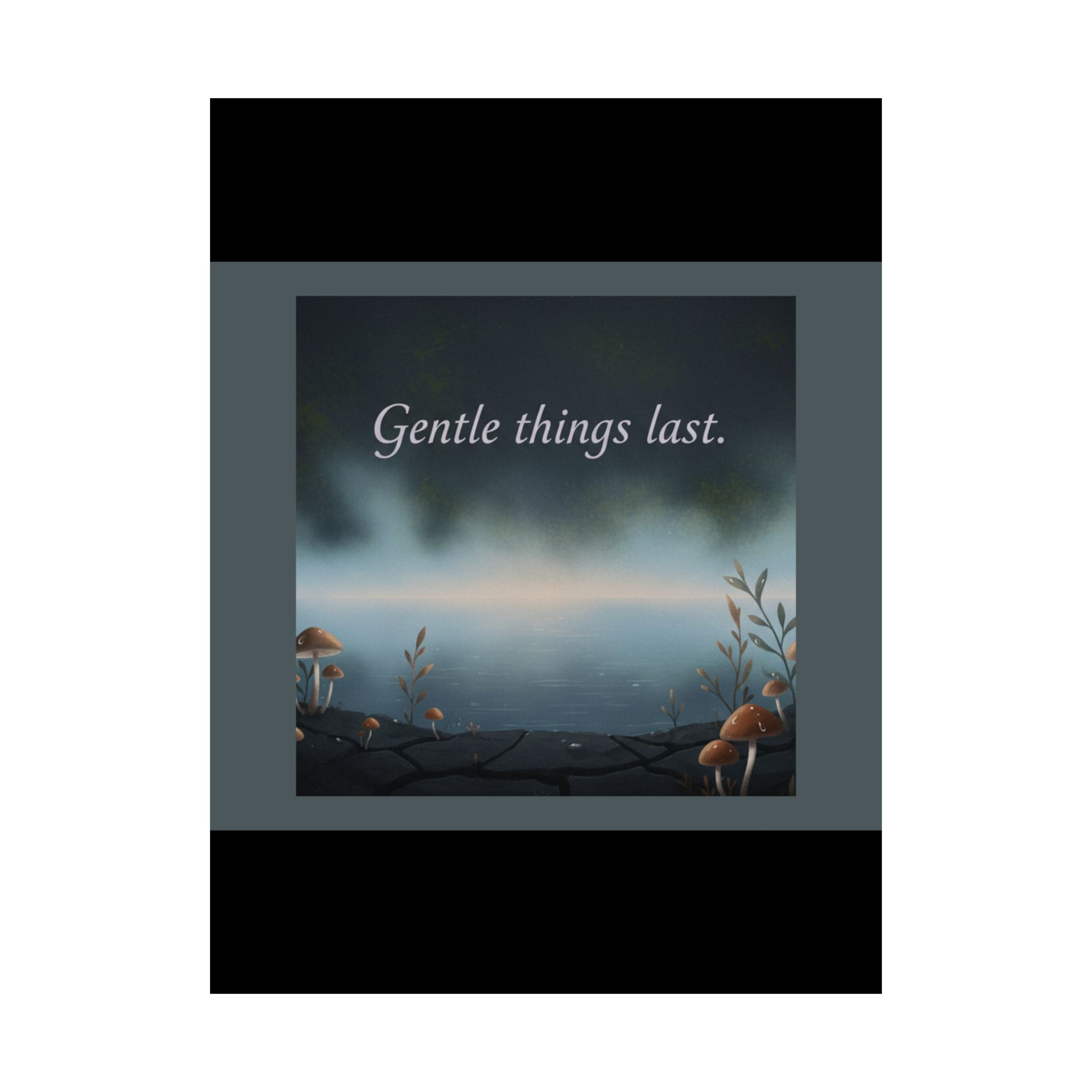 Mushrooms And Plants Poster 18x24 – Gentle Things Last