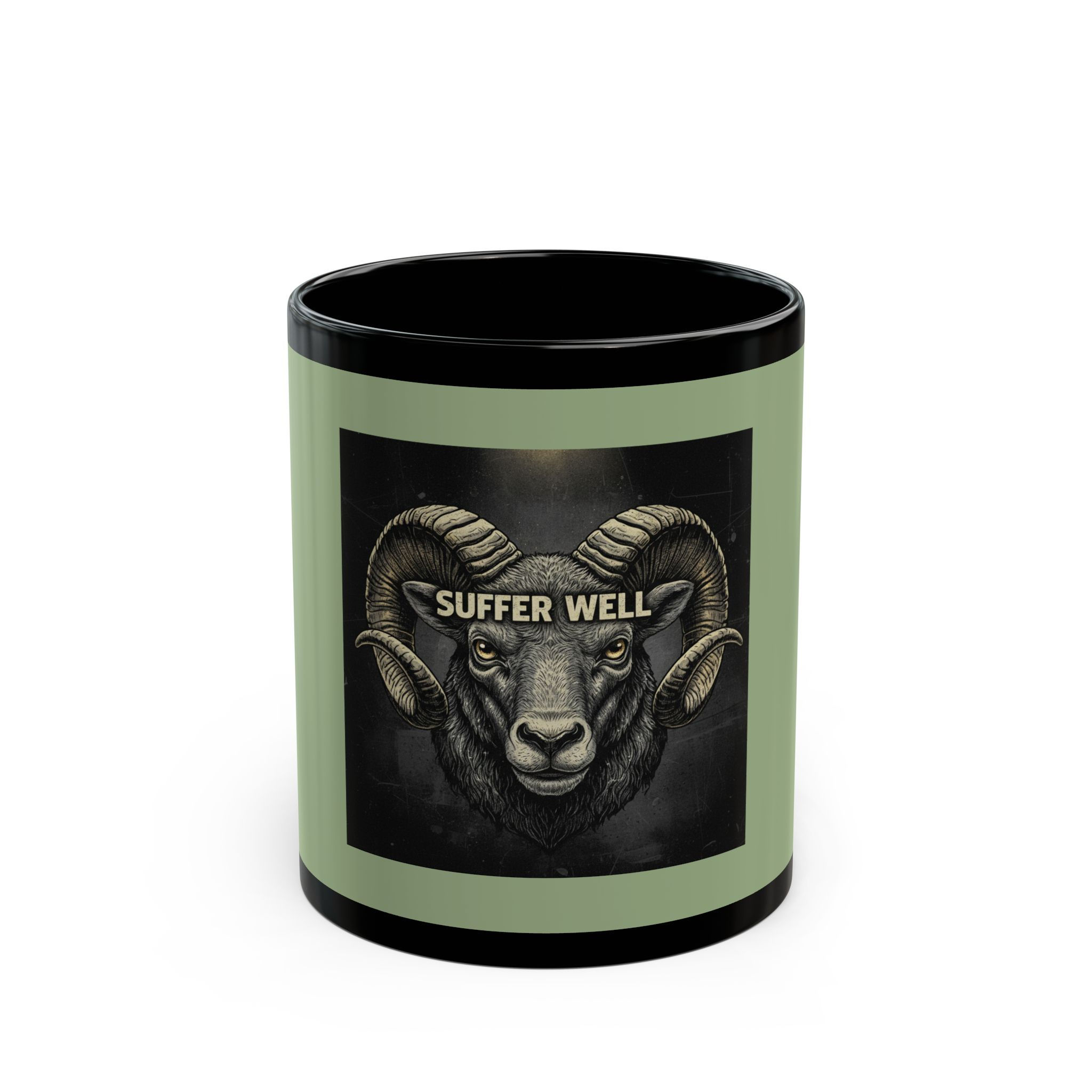 Ram Black Mug 11oz – Suffer Well