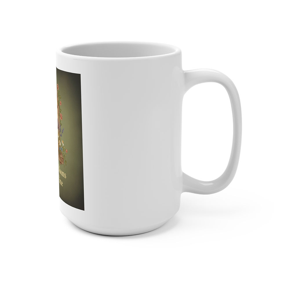 Thumbnail: Tabby Cat Mug 15oz – Every Flower Blooms in Its Own Time