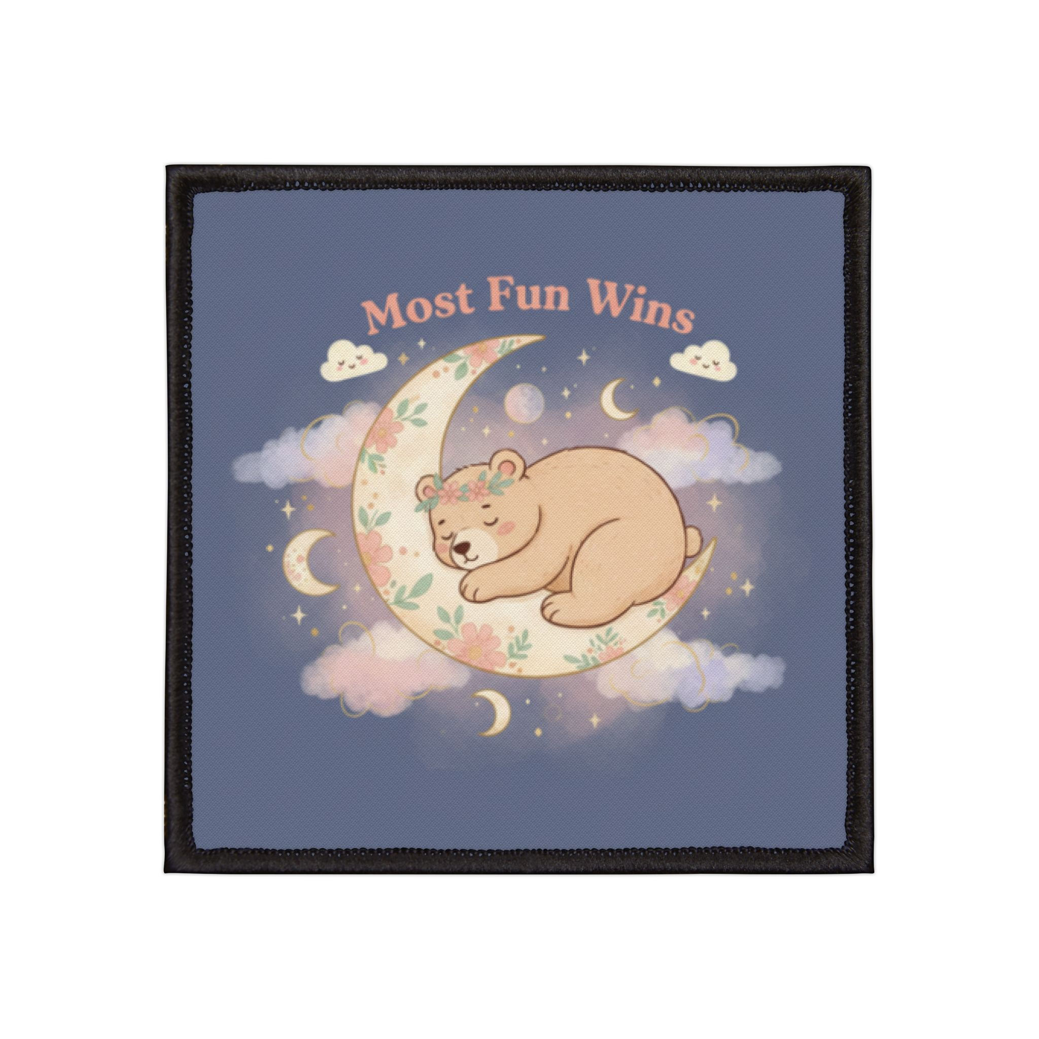 Bear Iron-On Patch – Most Fun Wins
