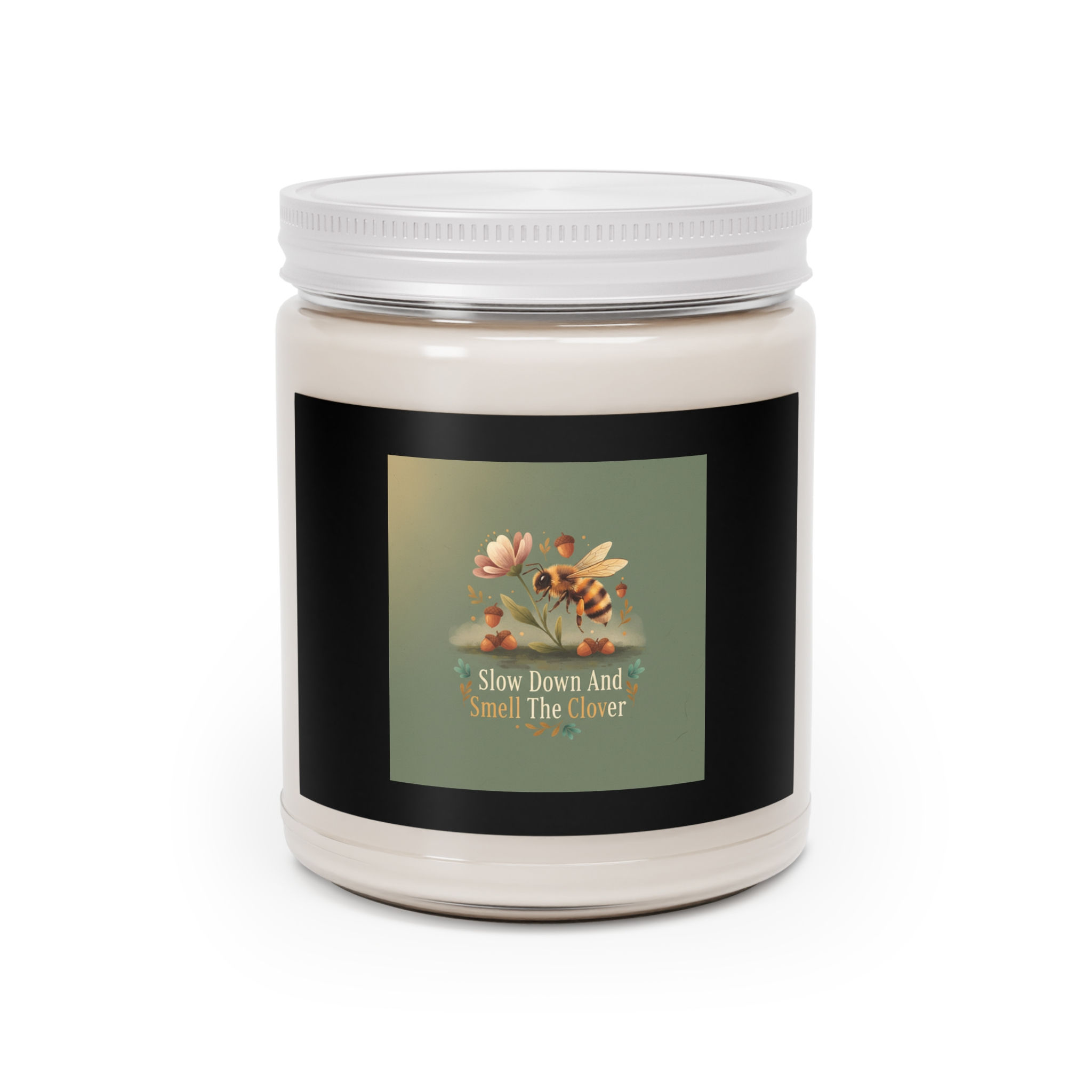 Honeybee Scented Candle – Slow Down and Smell the Clover