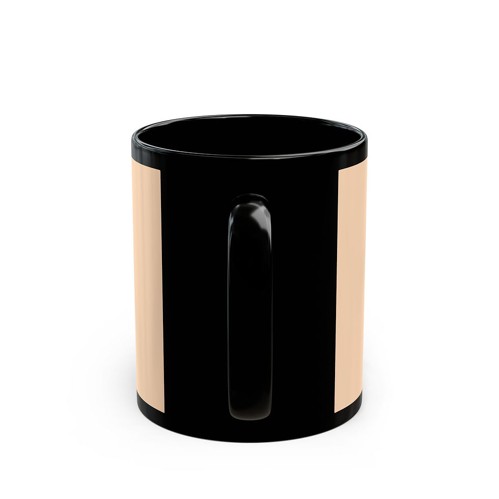 Thumbnail: Dog Black Mug 11oz – Never Back Down