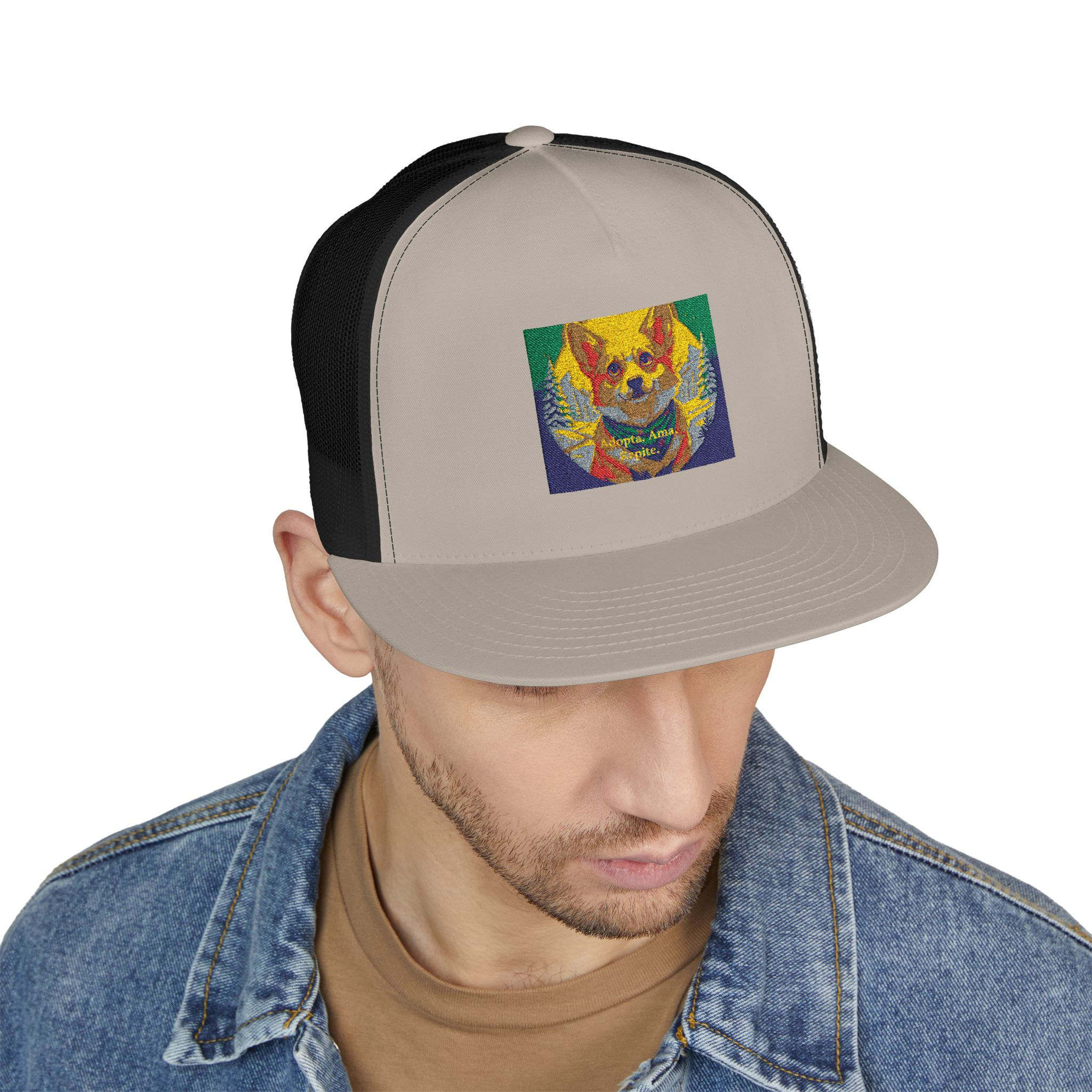 Corgi Trucker Cap – Adopt. Ama. Repite