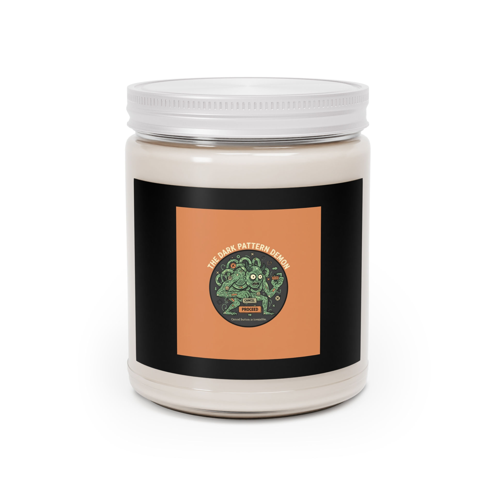 Pattern Demon Scented Candle – Cancel Button is Invisible