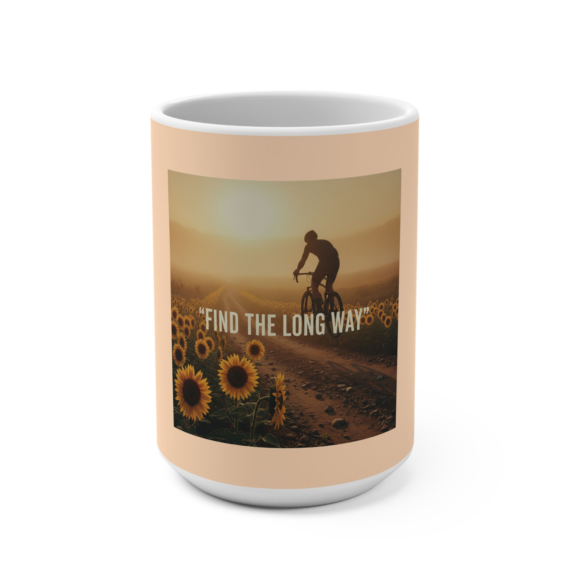 Cyclist Mug 15oz – Find the Long Way