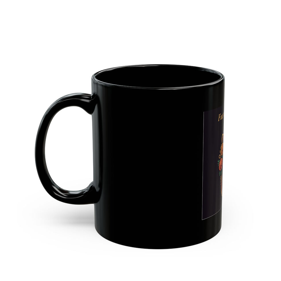 Thumbnail: Quetzal Bird Black Mug 11oz – Fuerza y Gracia
