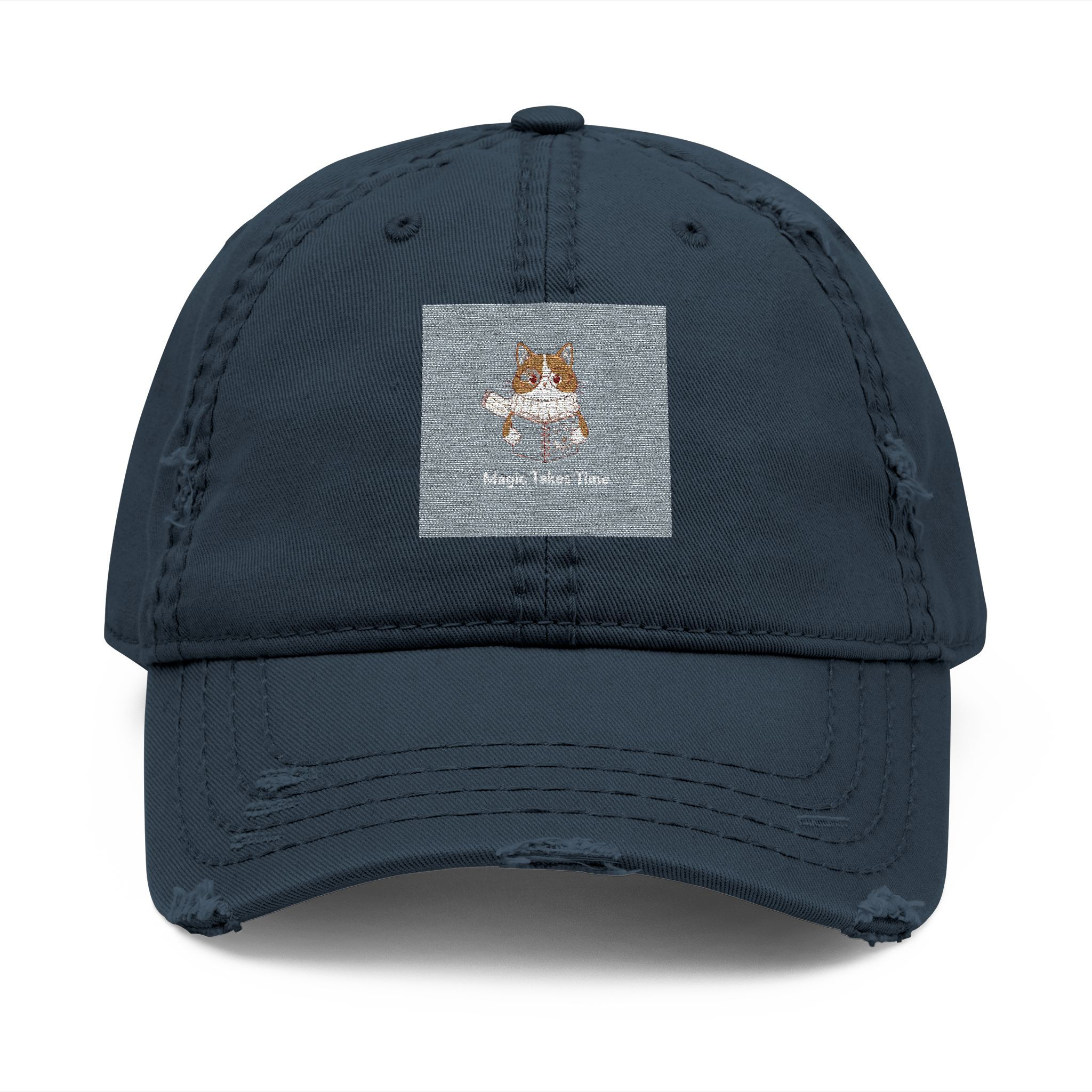 Cats With Glasses Dad Hat – Magic Takes Time