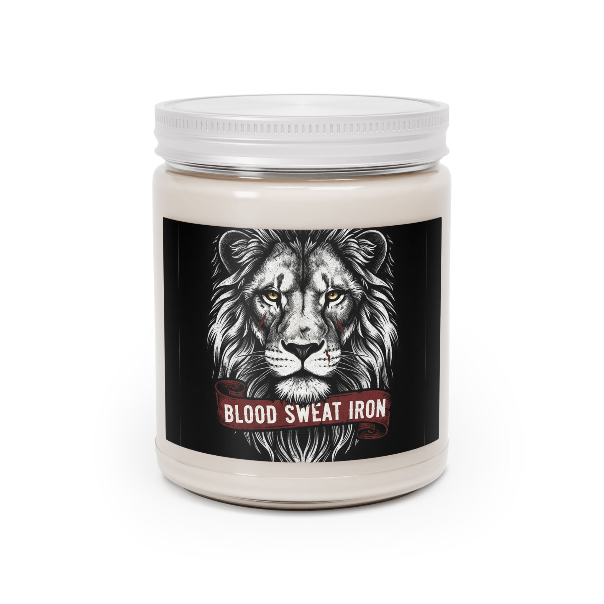 Wolf Scented Candle – Blood Sweat Iron