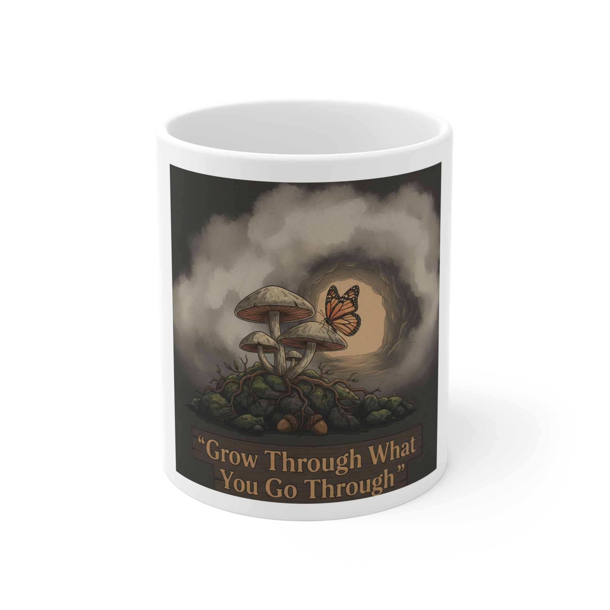 Butterfly Mug 11oz – Grow Through What You Go Through