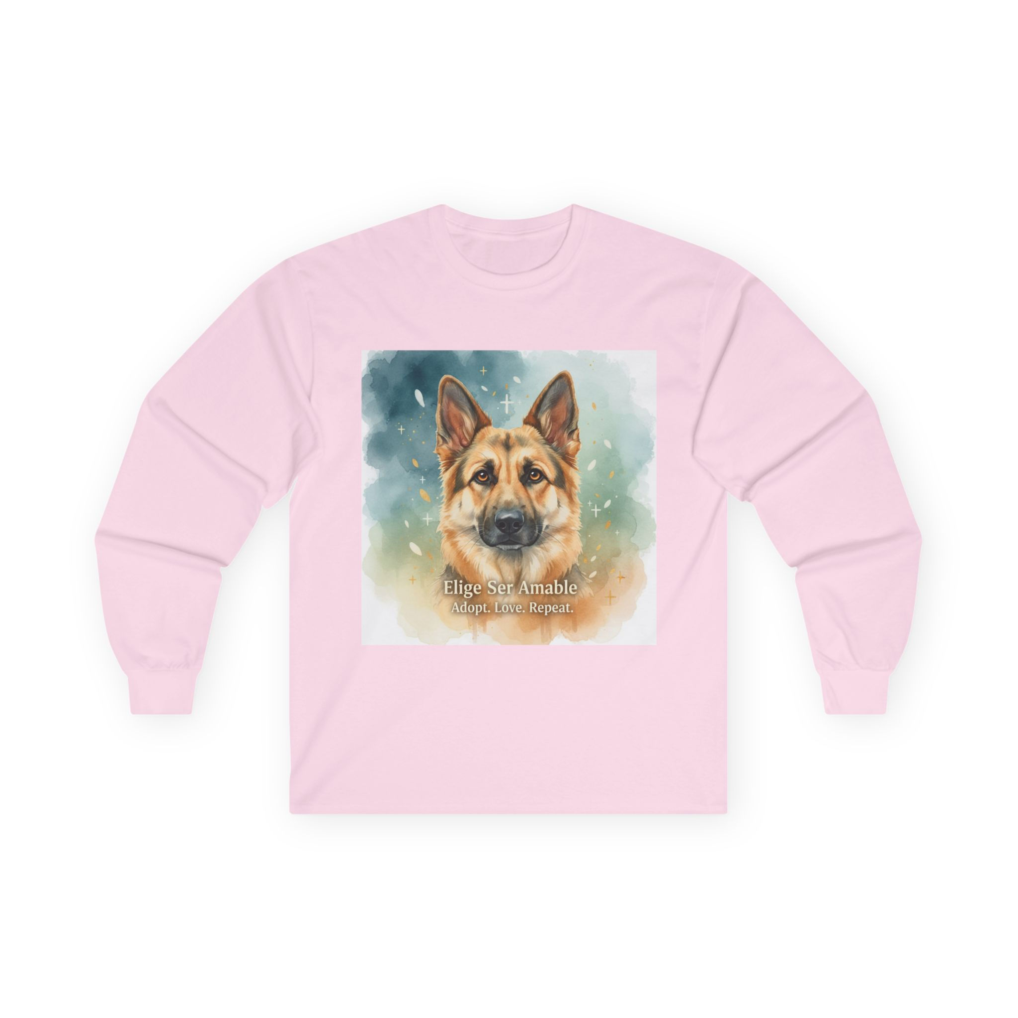 German Shepherd Long Sleeve Tee – Elige Ser Amable