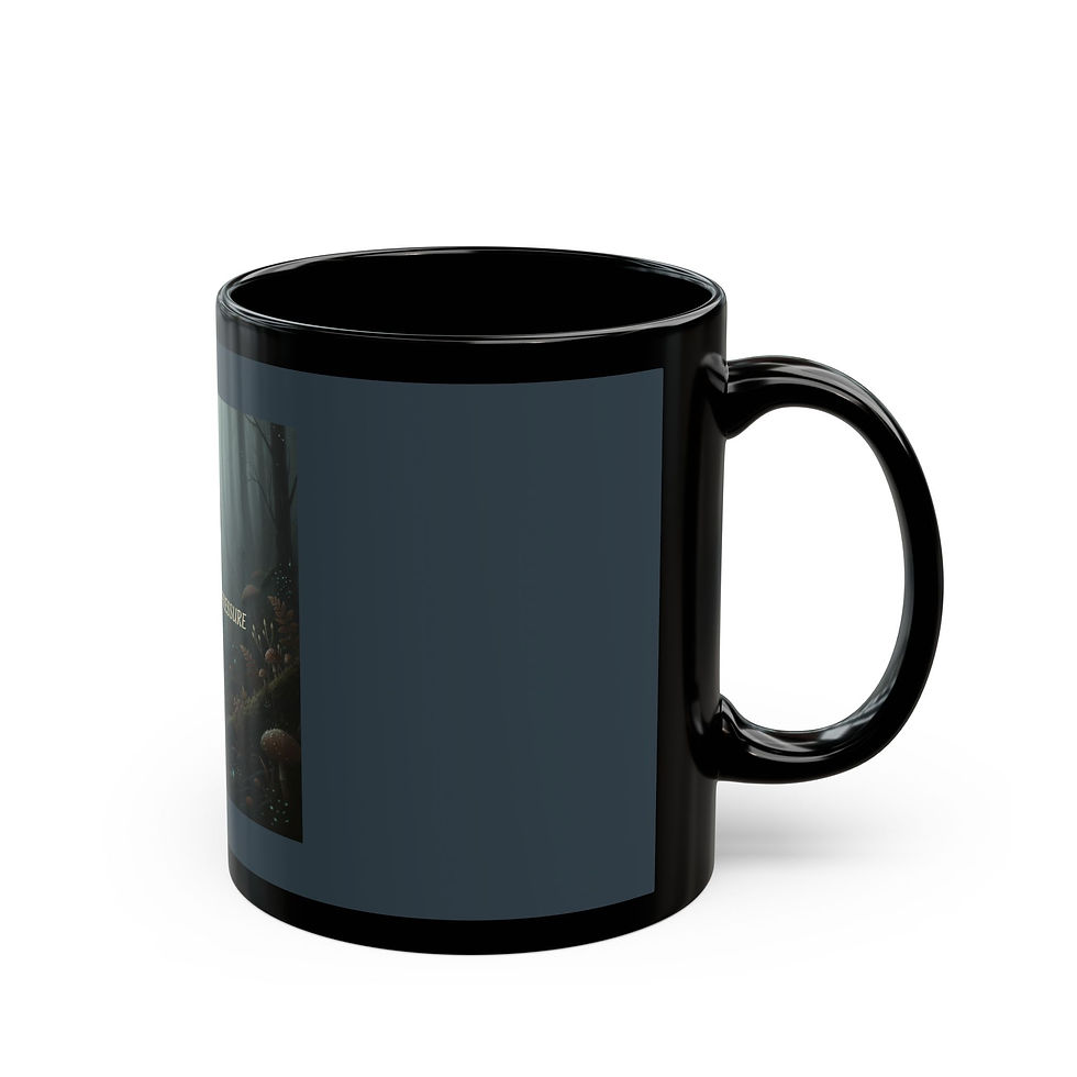 Thumbnail: Deer Black Mug 11oz – Growth Under Pressure