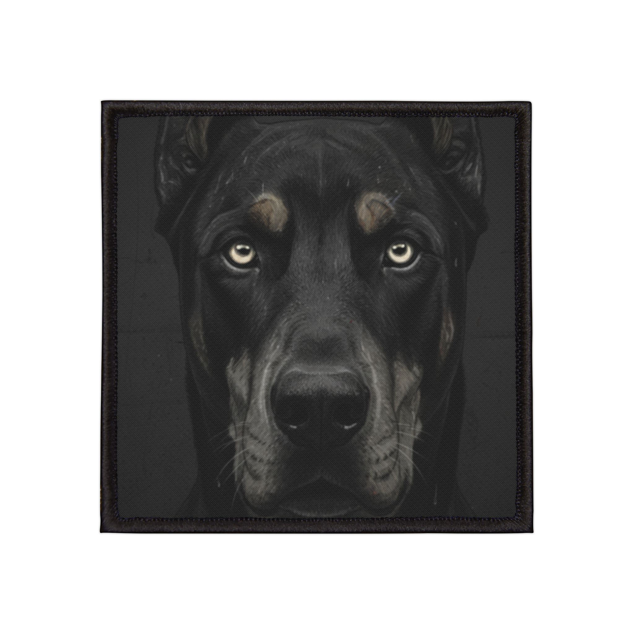 Dog Iron-On Patch – Never Back Down
