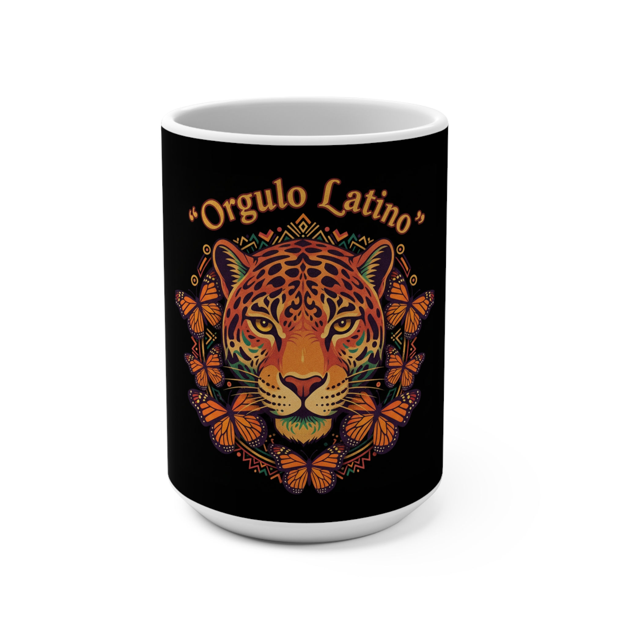 Butterfly Mug 15oz – Orgullo Latino
