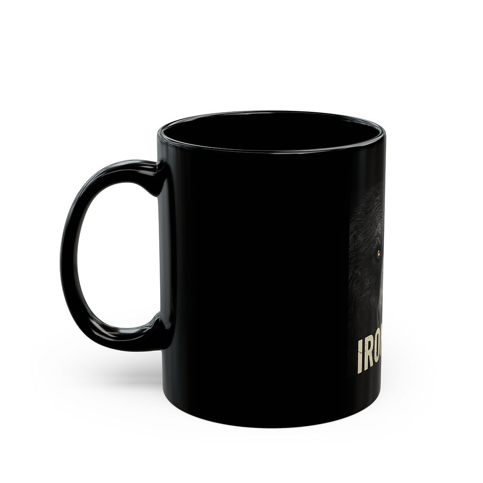 Thumbnail: Bear Black Mug 11oz – Iron Will