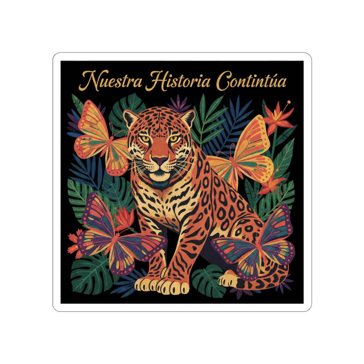 Butterfly Kiss-Cut Sticker – Nuestra Historia Contina