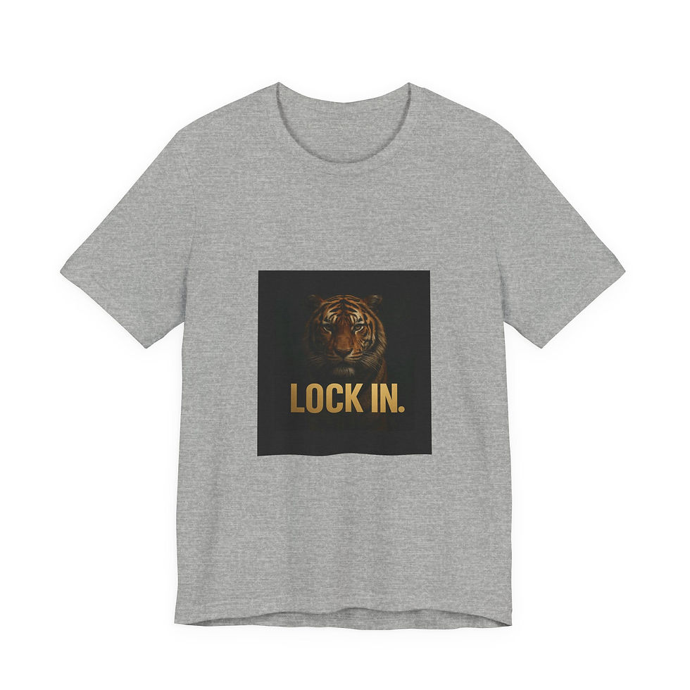 Thumbnail: Lock in. | T-Shirt Bella+Canvas 3001