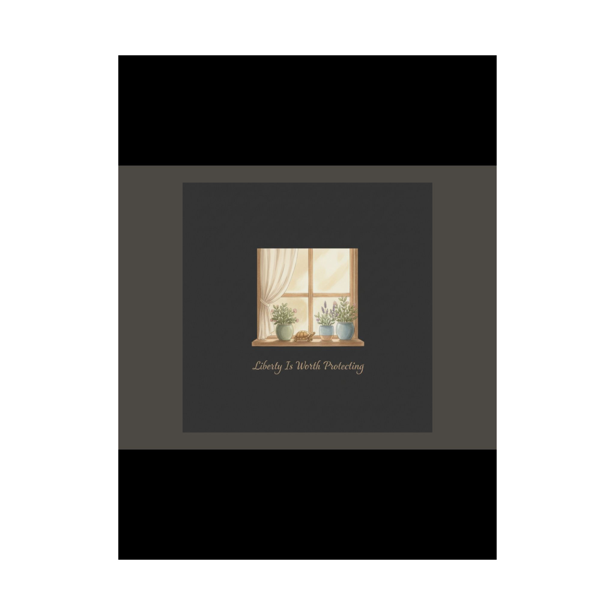 Tortoise Poster 18x24 – Liberty is Worth Protecting