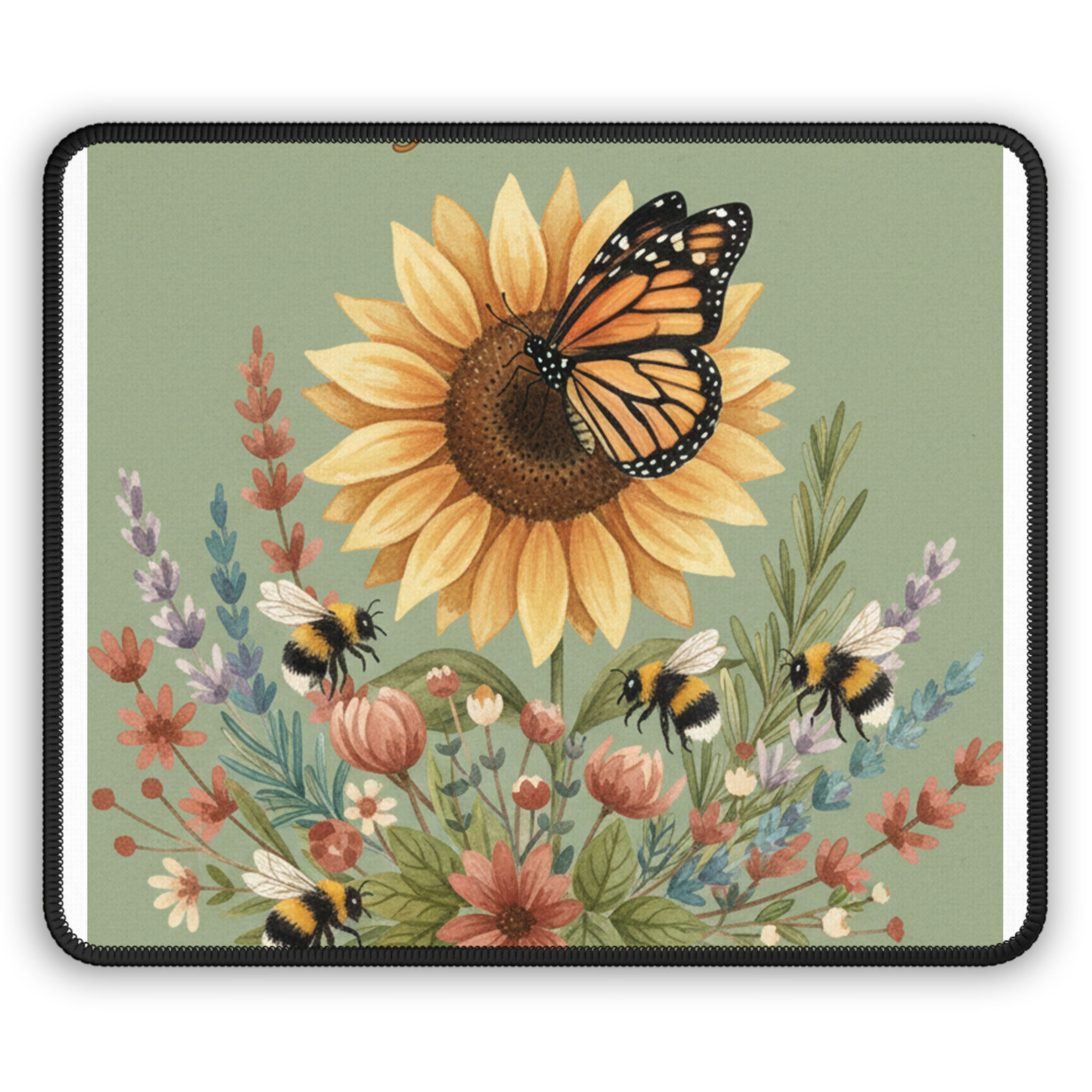 Butterfly Mouse Pad – Busy As a Bee
