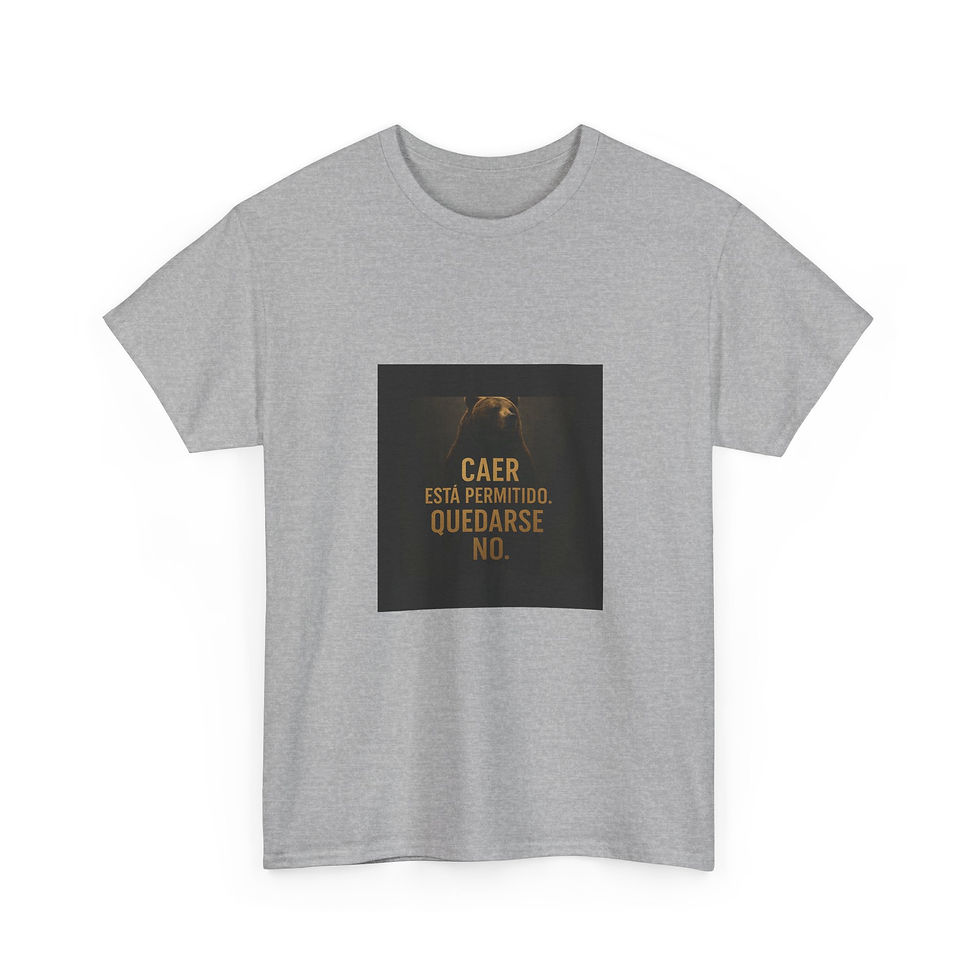 Thumbnail: Caer está permitido. Quedarse no | T-Shirt Gildan 5000