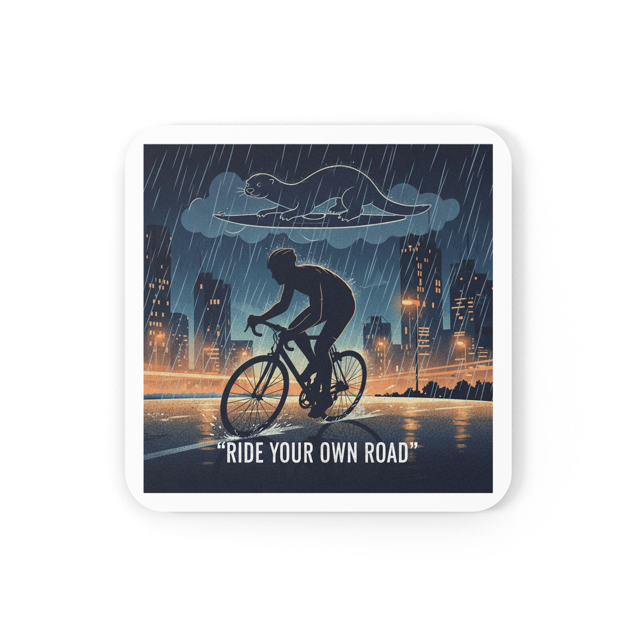 Otter Cork Coaster – Ride Your Own Road