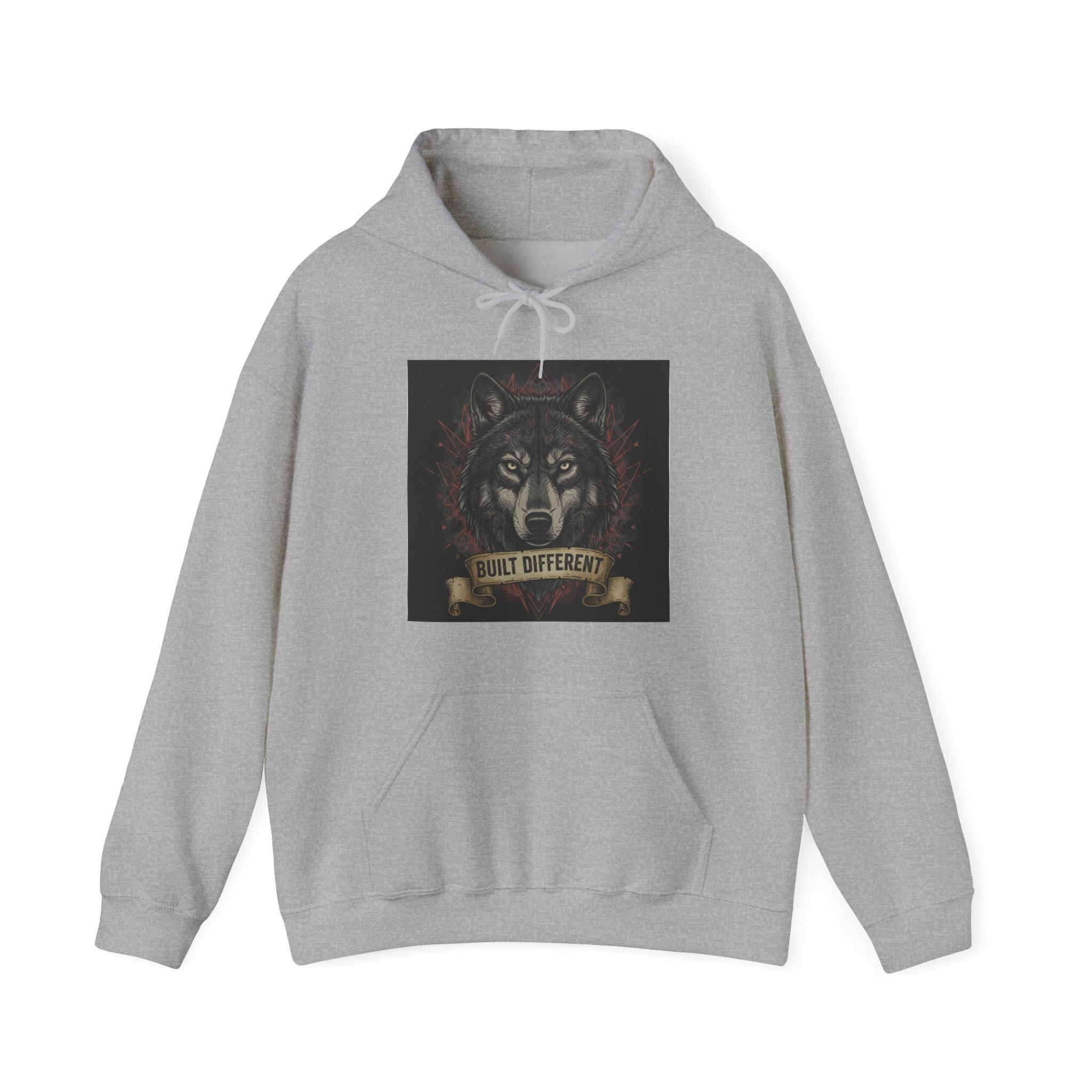 Wolf Hoodie – Built Different