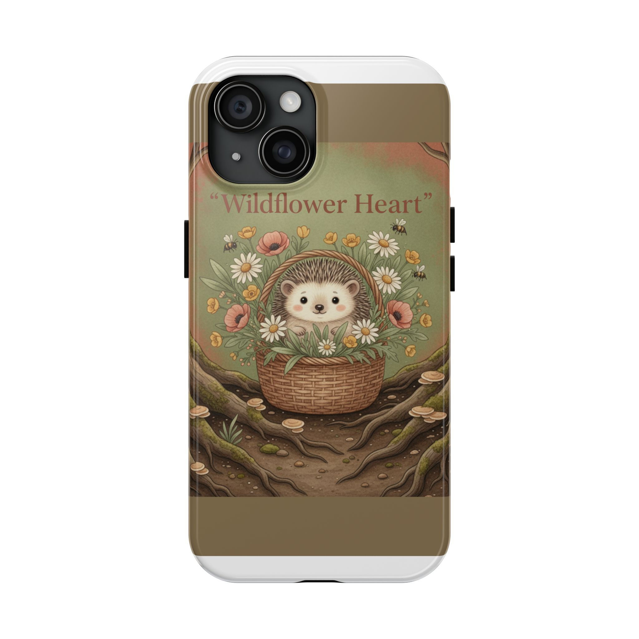 Hedgehog Tough Phone Case – Wildflower Heart