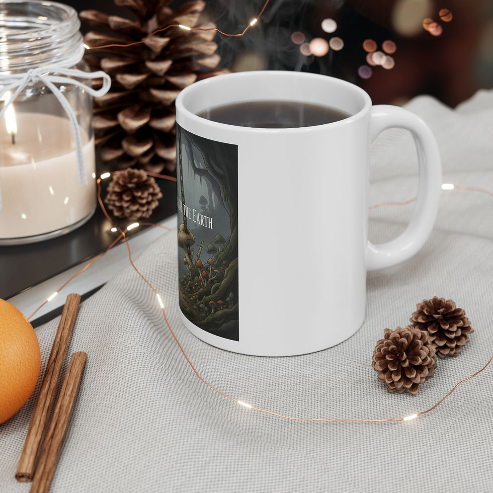 Thumbnail: Mushrooms And Chains Mug 11oz – Grow Through the Earth