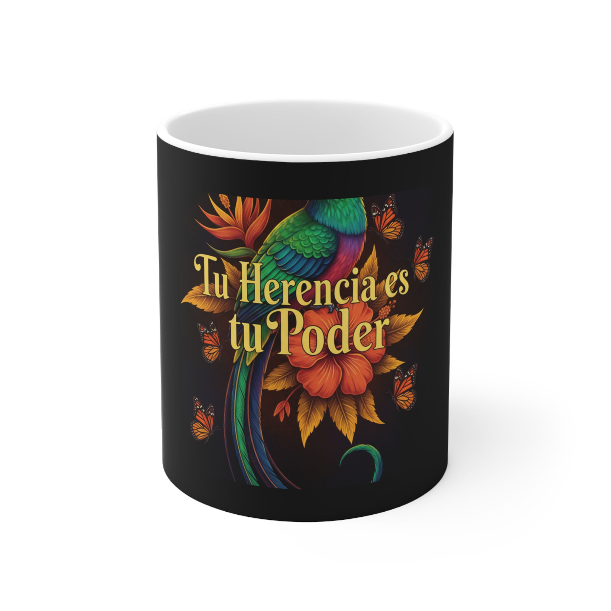 Quetzal Bird Mug 11oz – Tu Herencia es Tu Poder