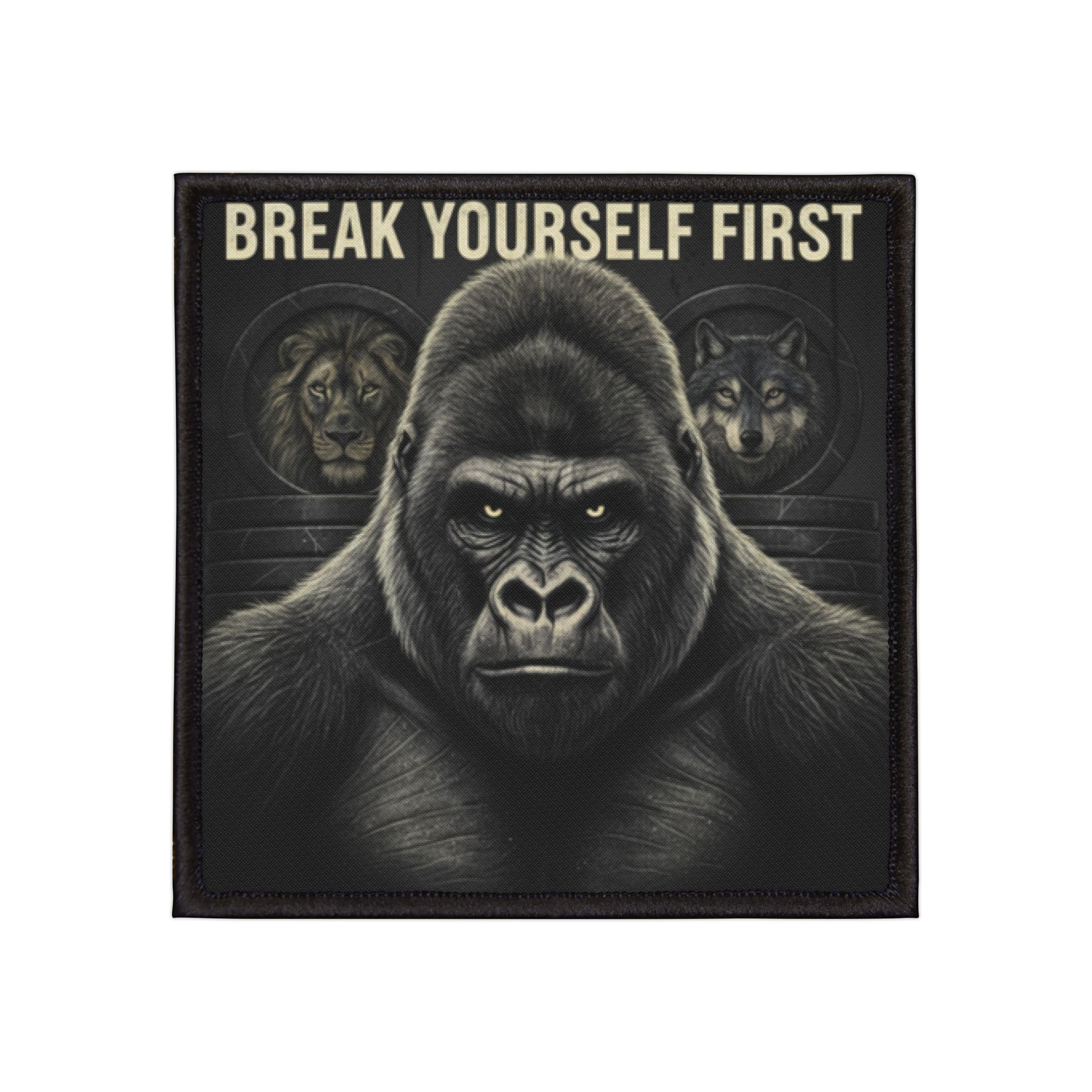 Gorilla Iron-On Patch – Break Yourself First
