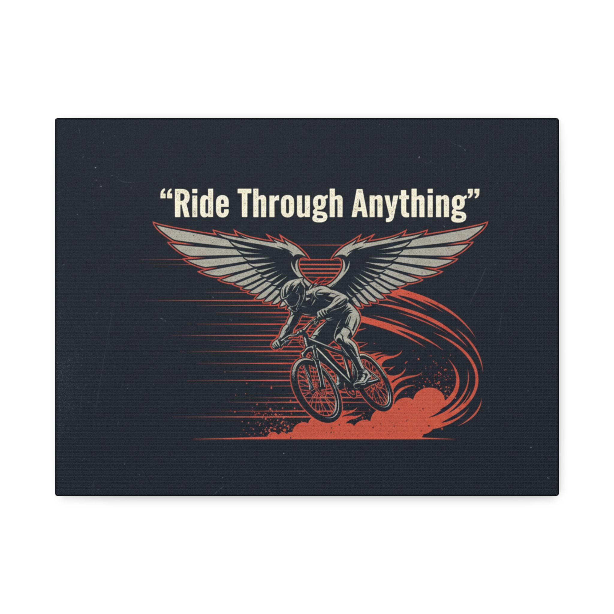 Cyclist Canvas Print – Ride Through Anything