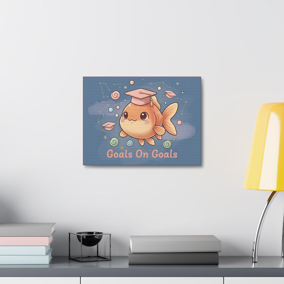 Thumbnail: Goldfish Canvas Print – Goals on Goals