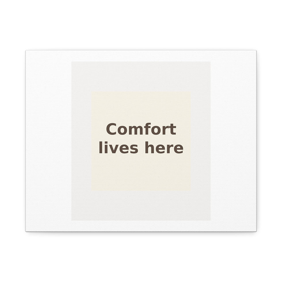 Thumbnail: Comfort lives here - Throw Pillow